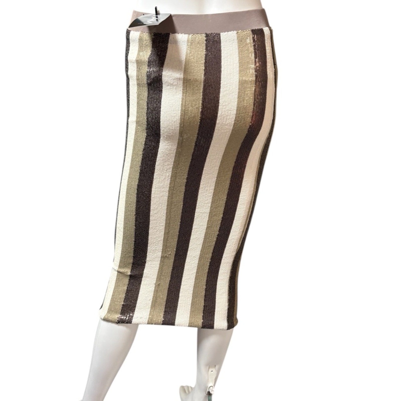 NWT Le Superbe Liza Skirt Beach Stripe - S