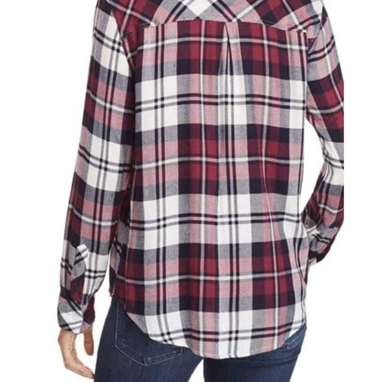 NEW Rails Hunter Lychee, Navy, & White - size small