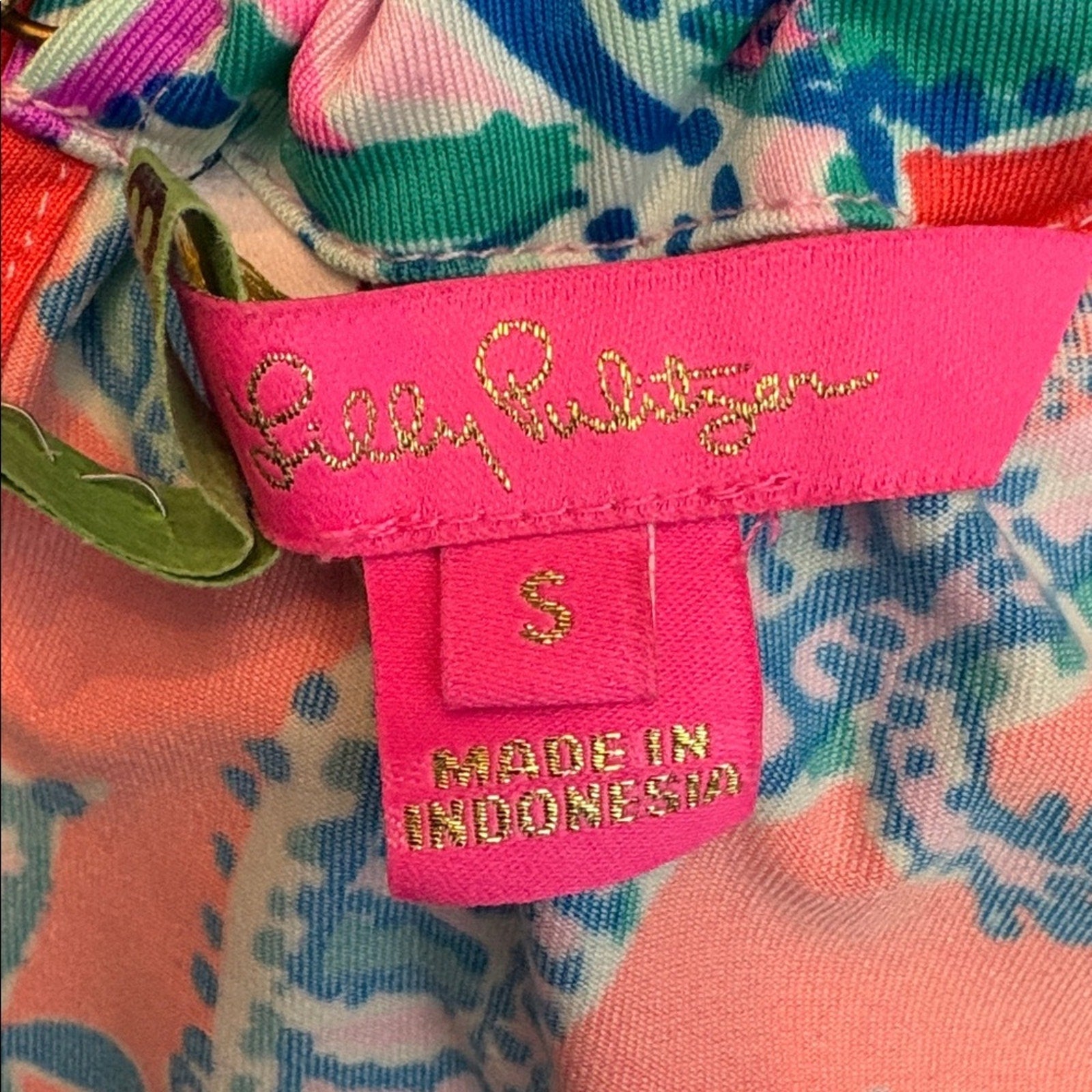 Lilly Pulitzer Bowen Top in Tangerine Dream Engineered - size small