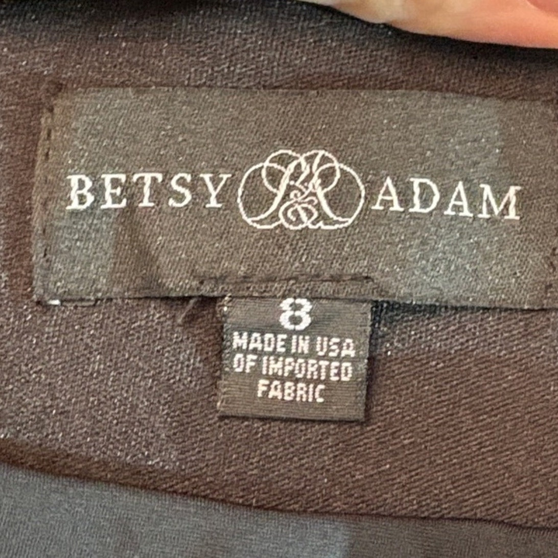 NWT Betsy & Adams Long Sleeve Peplum Cocktail Dress -size 8