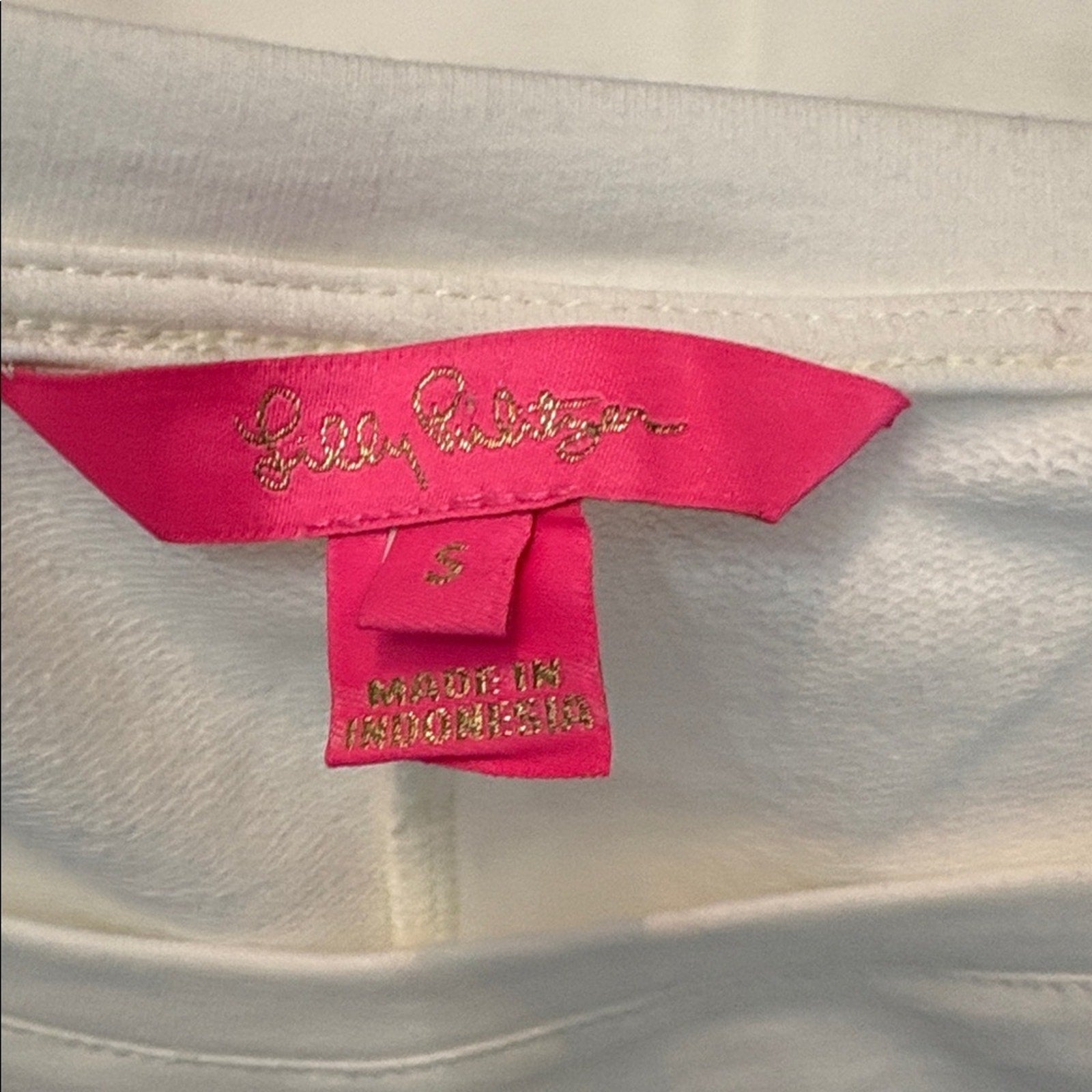 Lilly Pulitzer Fatima Embellished Bell Sleeve Top Coconut - S