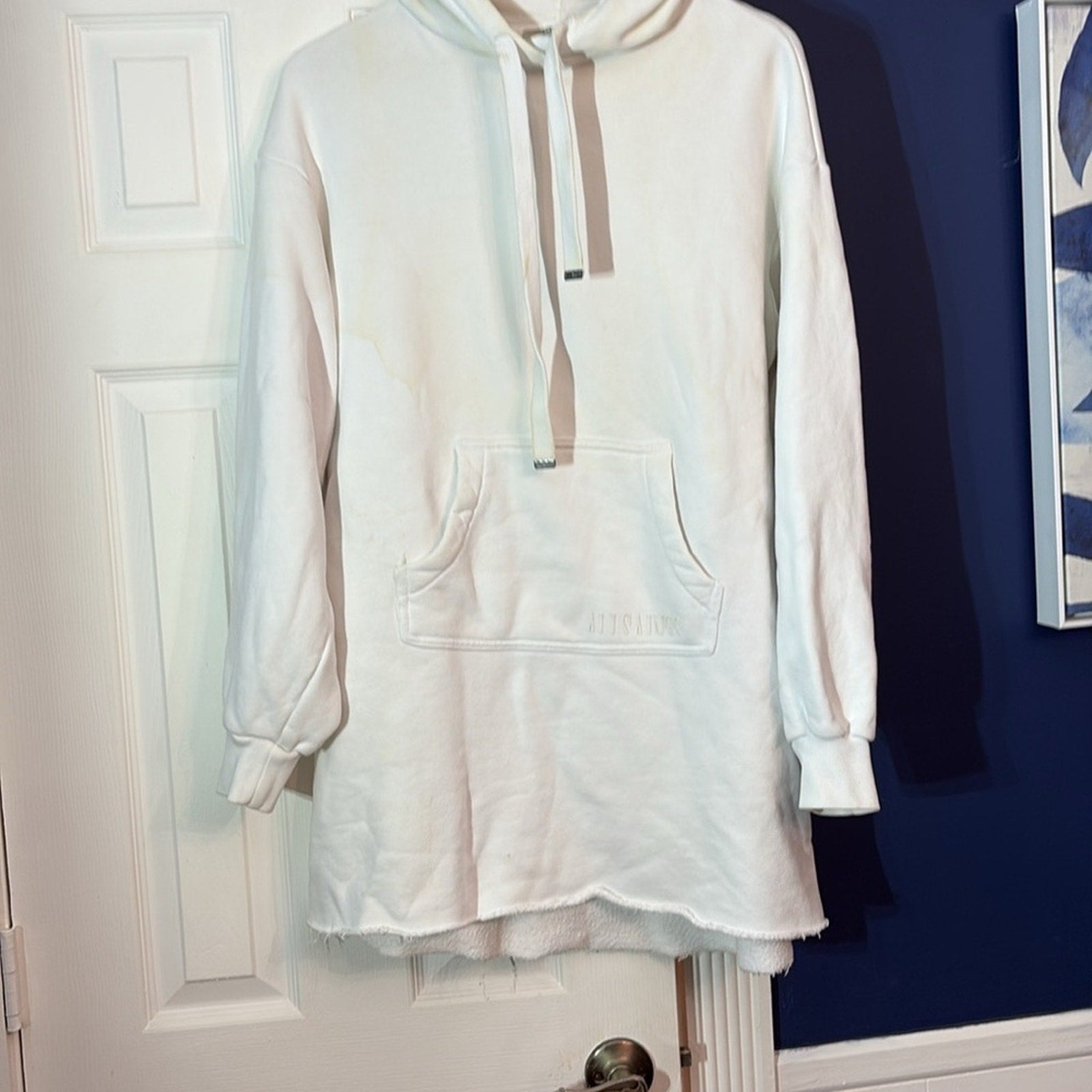 ALLSAINTS Lila Mini Hoodie Dress - size small