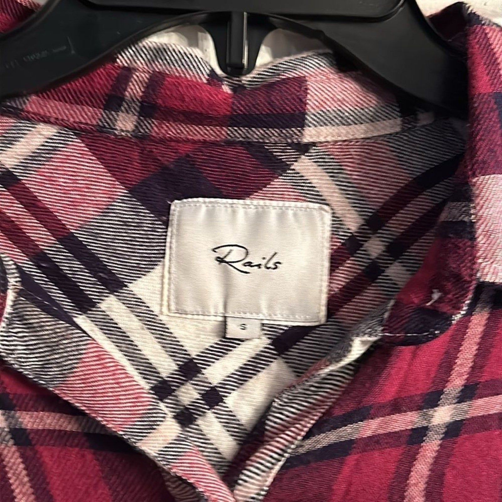 NEW Rails Hunter Lychee, Navy, & White - size small