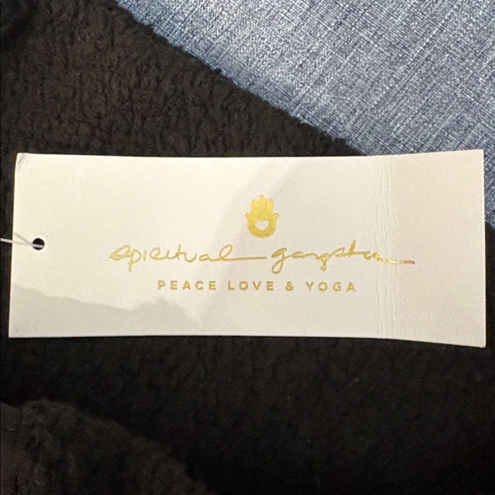 NWT Spiritual Gangster Mix Media Half Zip Pullover - size XS