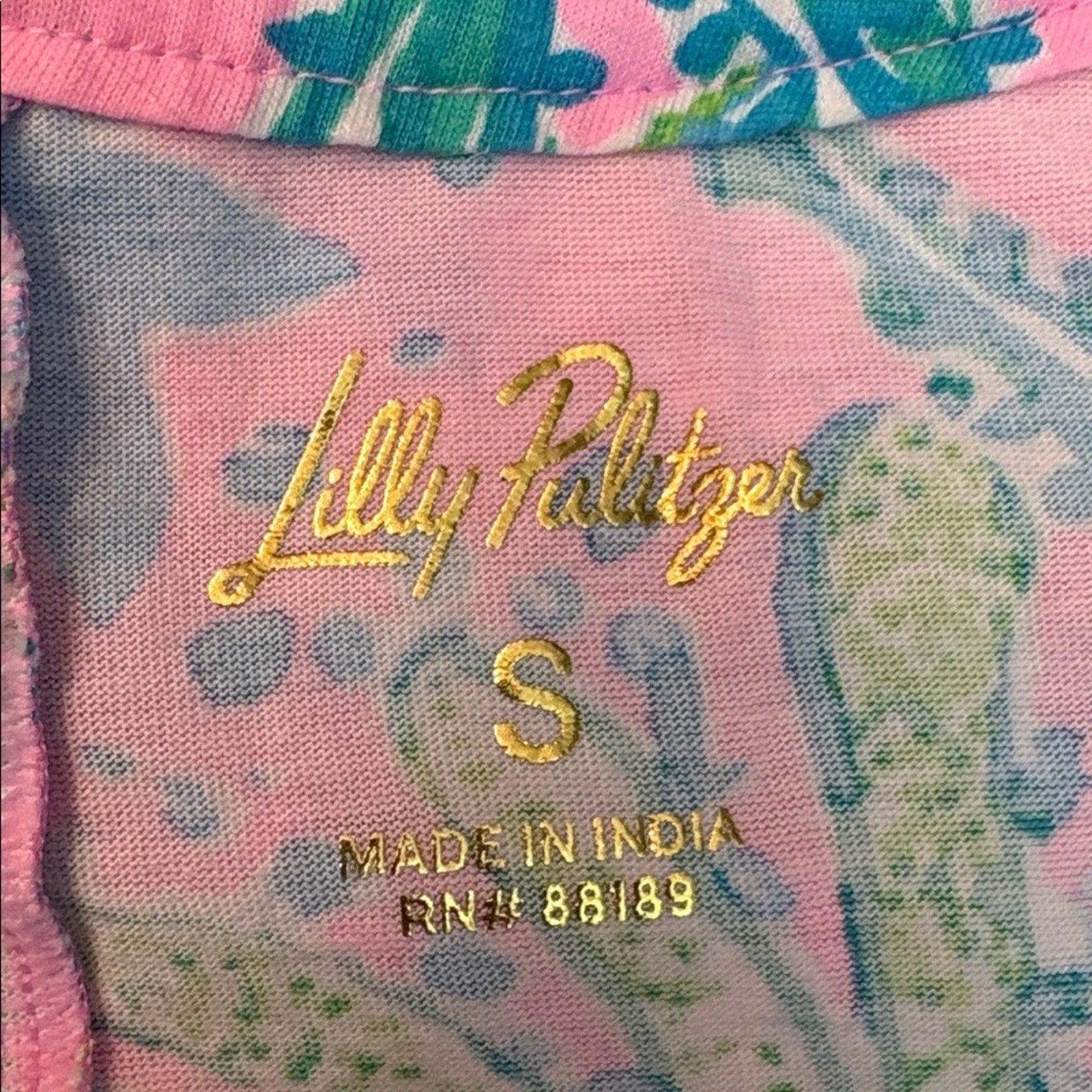 Lilly Pulitzer Amina Swing Dress Mandevilla Baby Hip Natic - size small