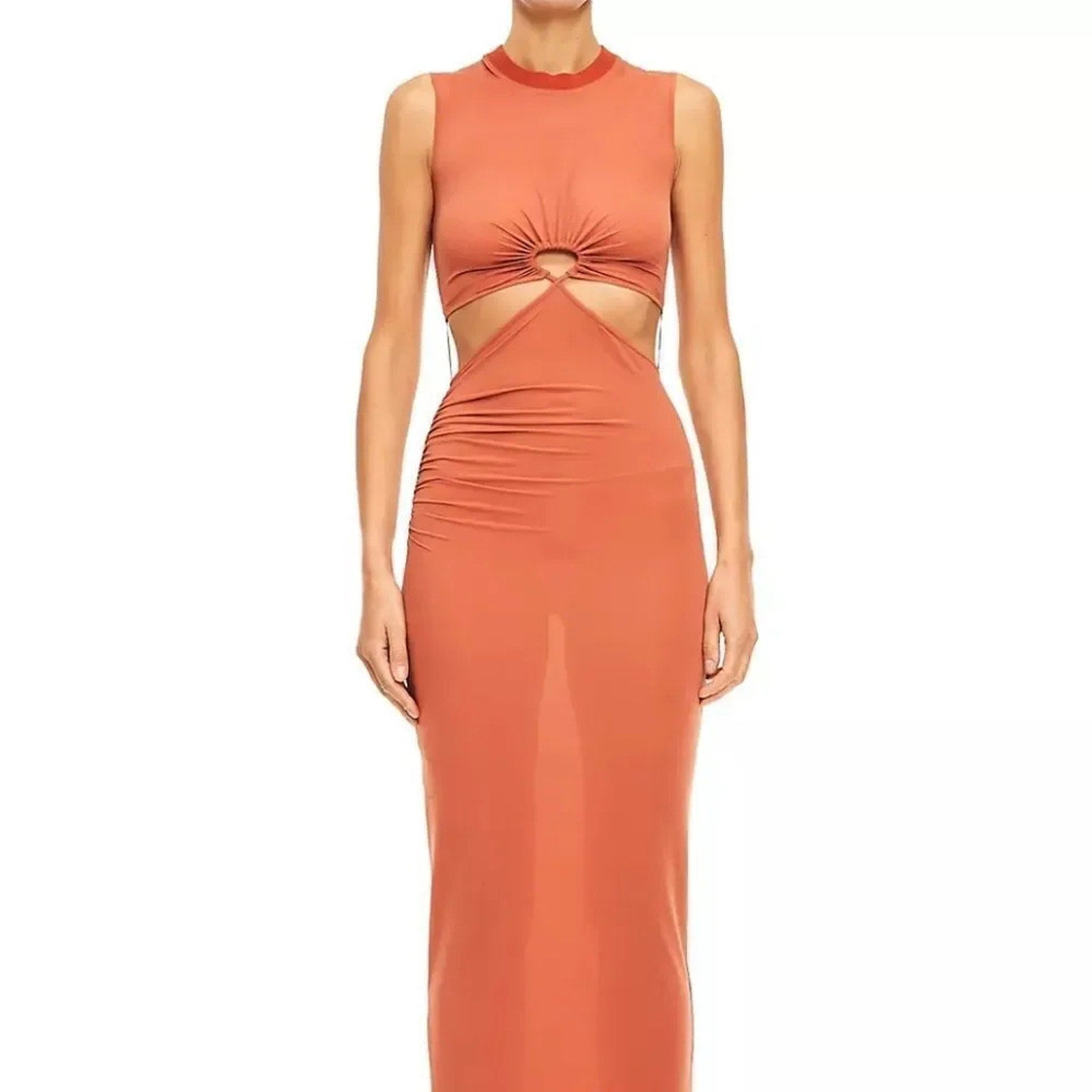 NEW Nensi Dojaka RUNWAY Cut-Out Maxi Dress - size XS