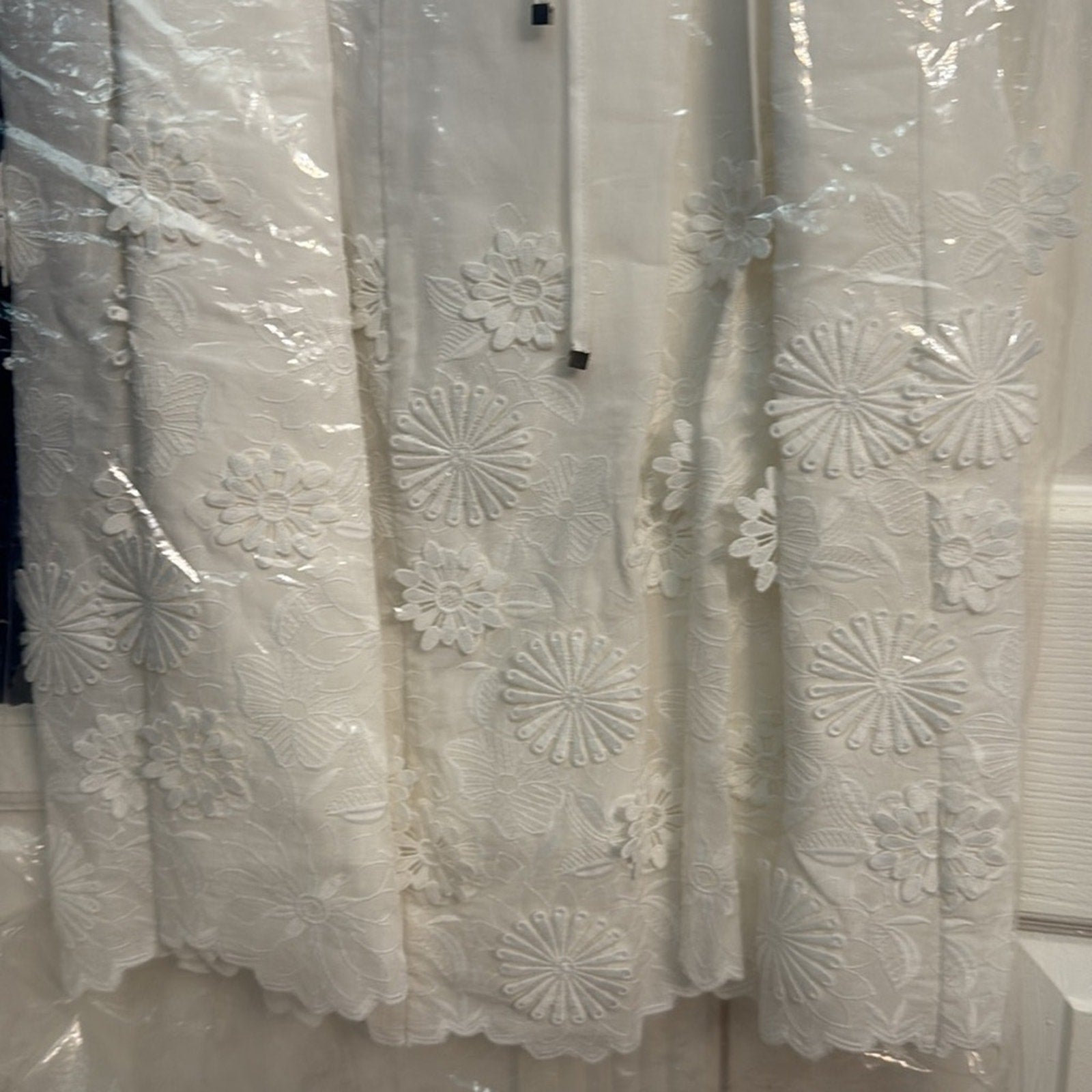 NWT MILLY Becca 3-D Cotton Embroidered Dress - 6