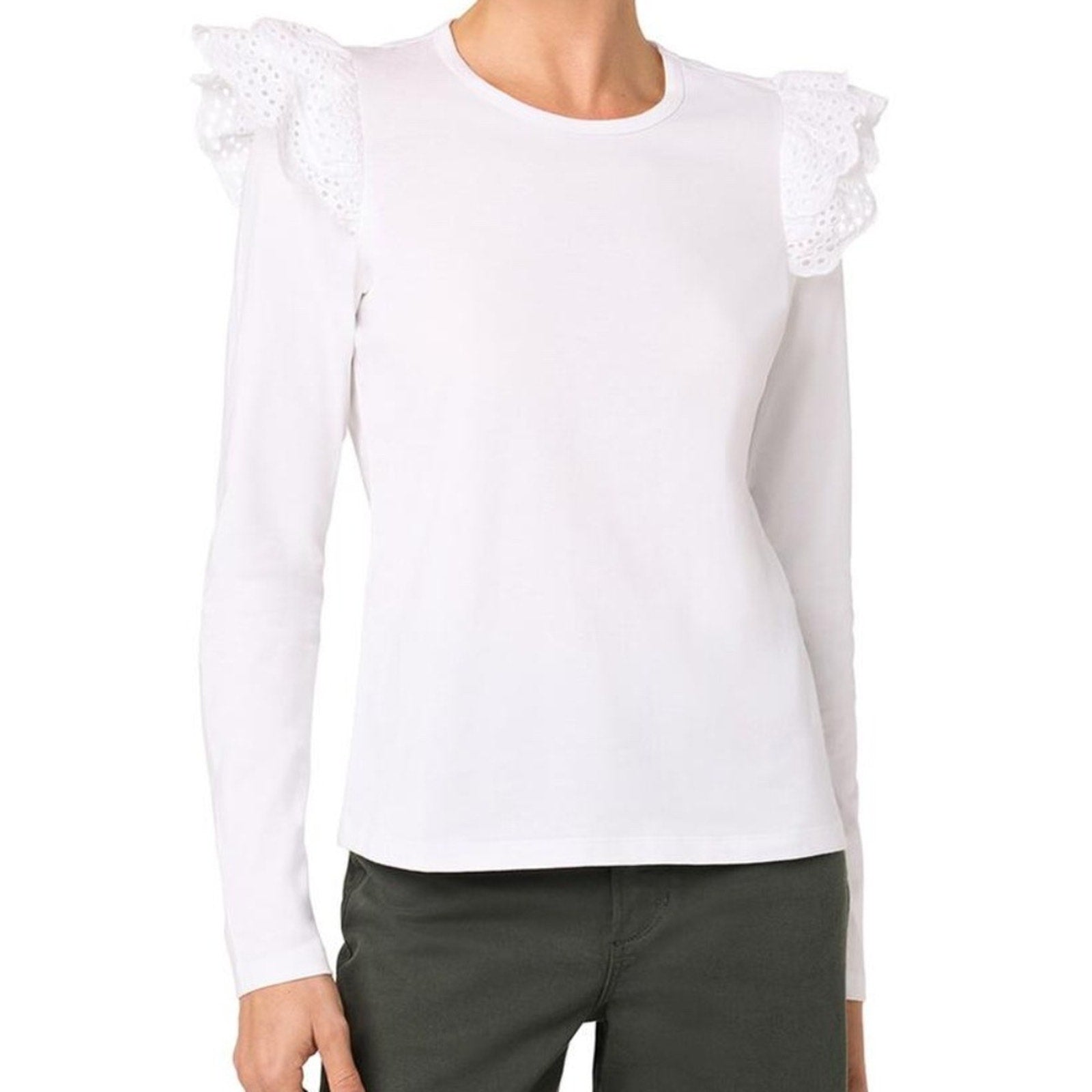 NWT Joe's Jeans Eyelet Sleeve Top - size M