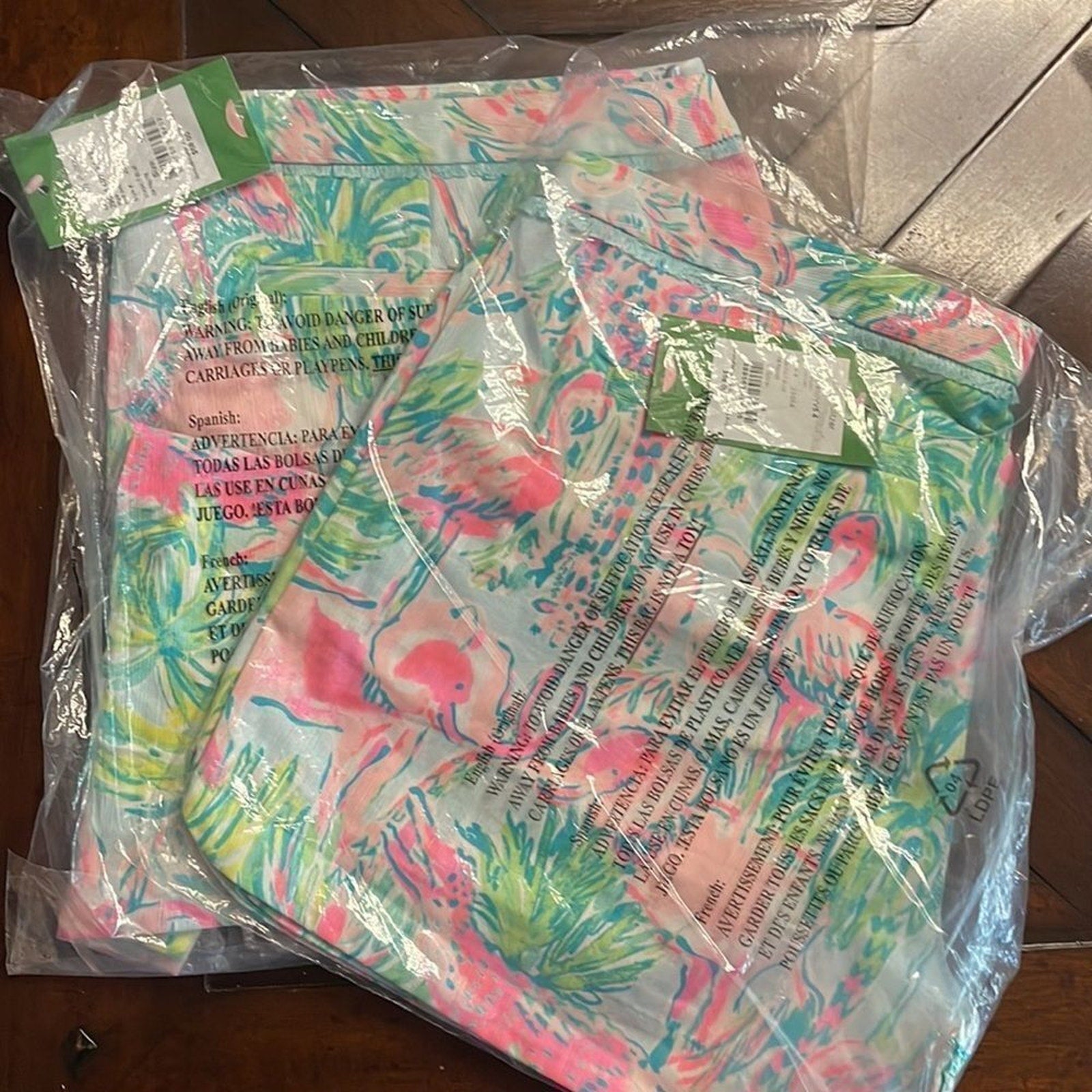 NWT Lilly Pulitzer Adie Short Seasalt Blue on Parade - 4