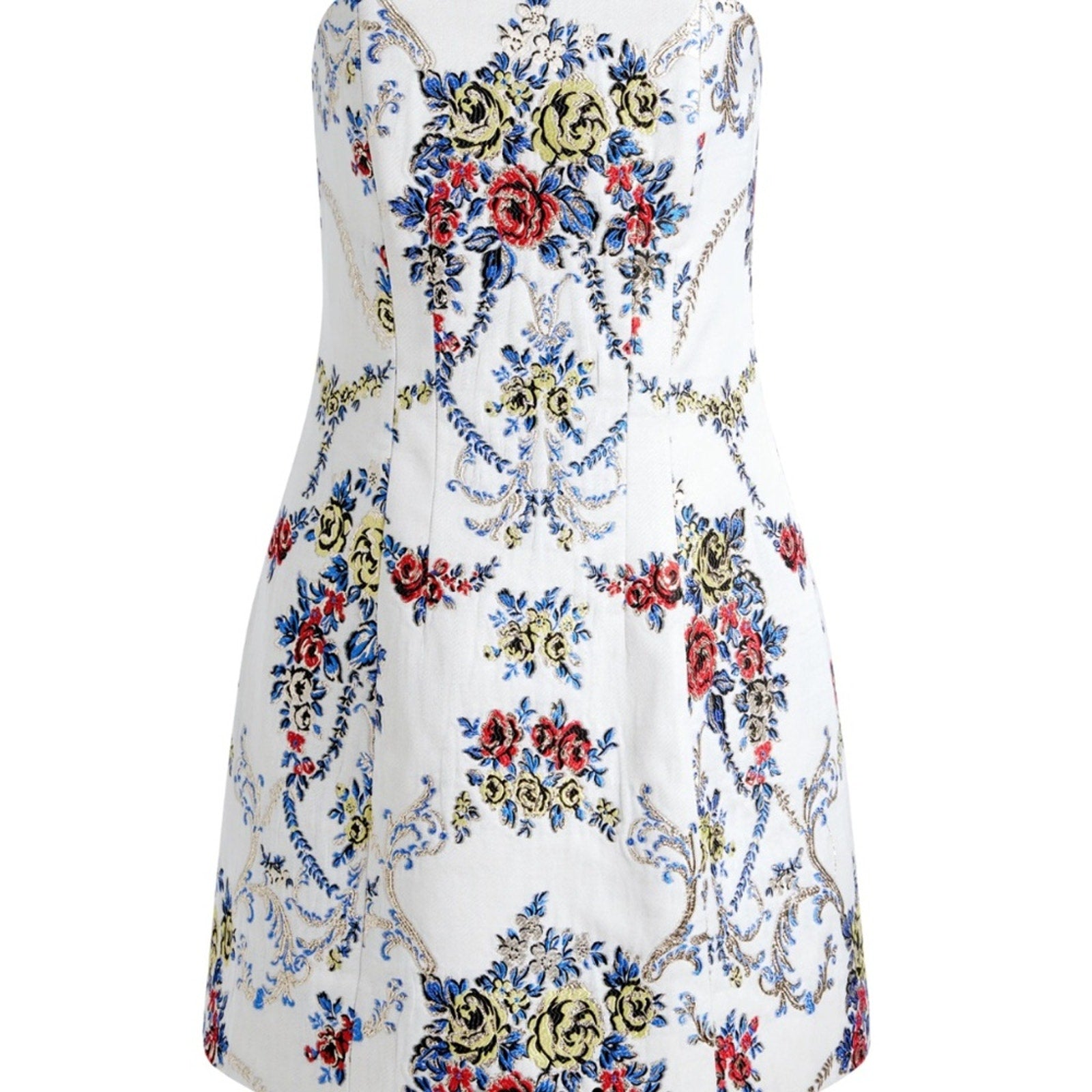 NWT Alice + Olivia Velia Floral Jacquard Minidress Size 6