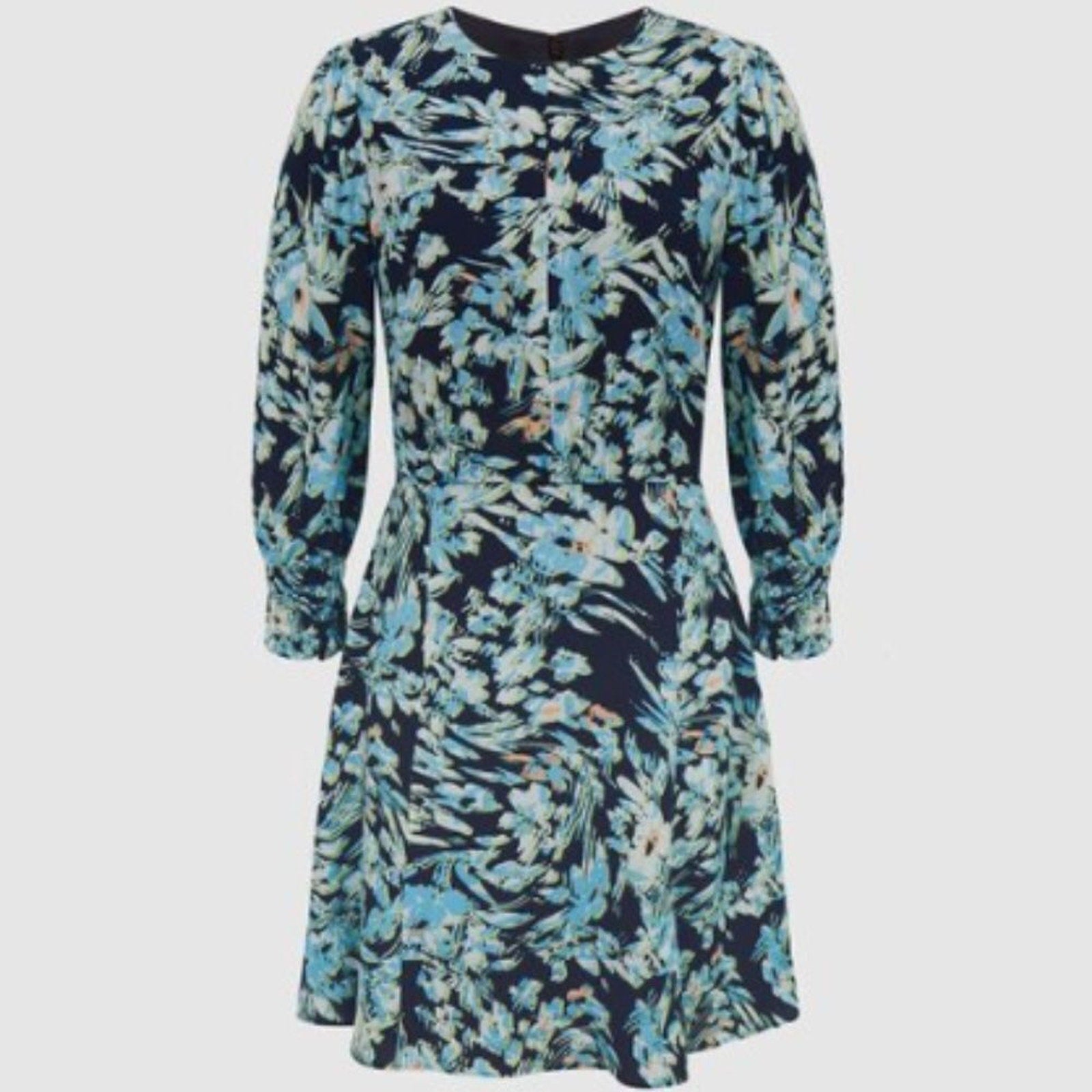 NEW Reiss ANNIE FLORAL PRINT MINI DRESS - size 10