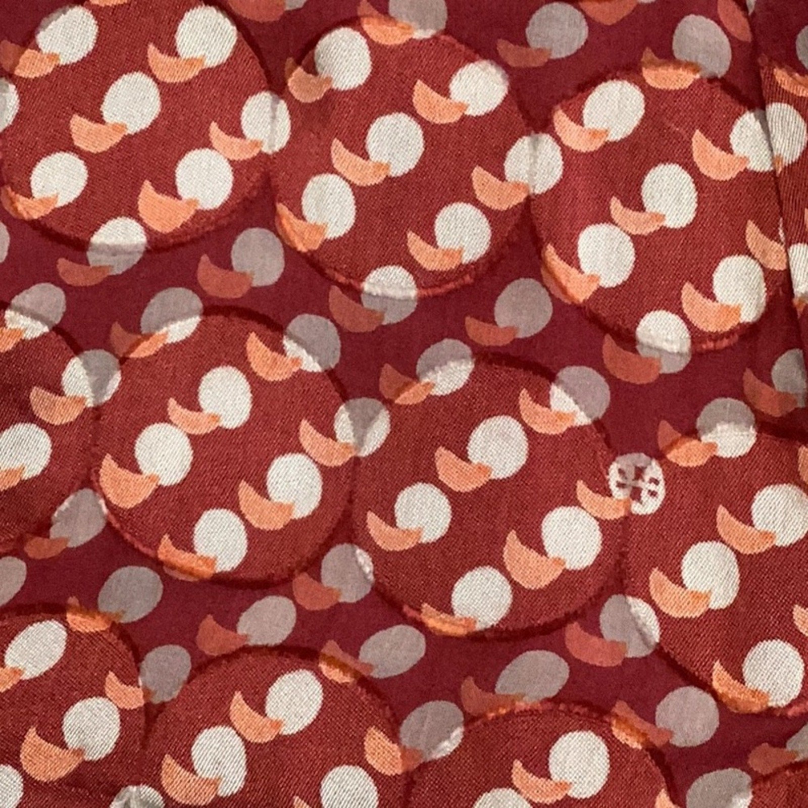 Tory Burch Janetta Circle Clip Dot Print Jacquard Dress - size 4