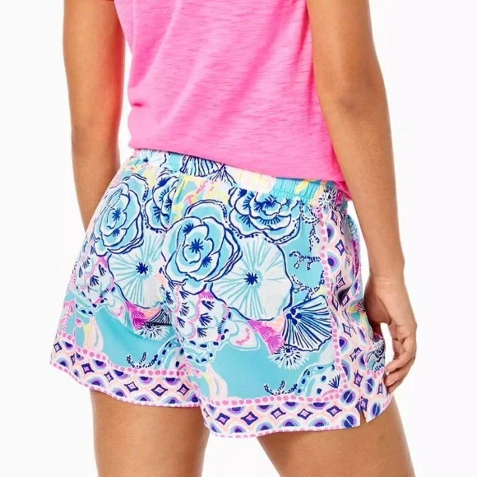 NEW Lilly Pulitzer 5” Katia Once Upon a Tide Shorts