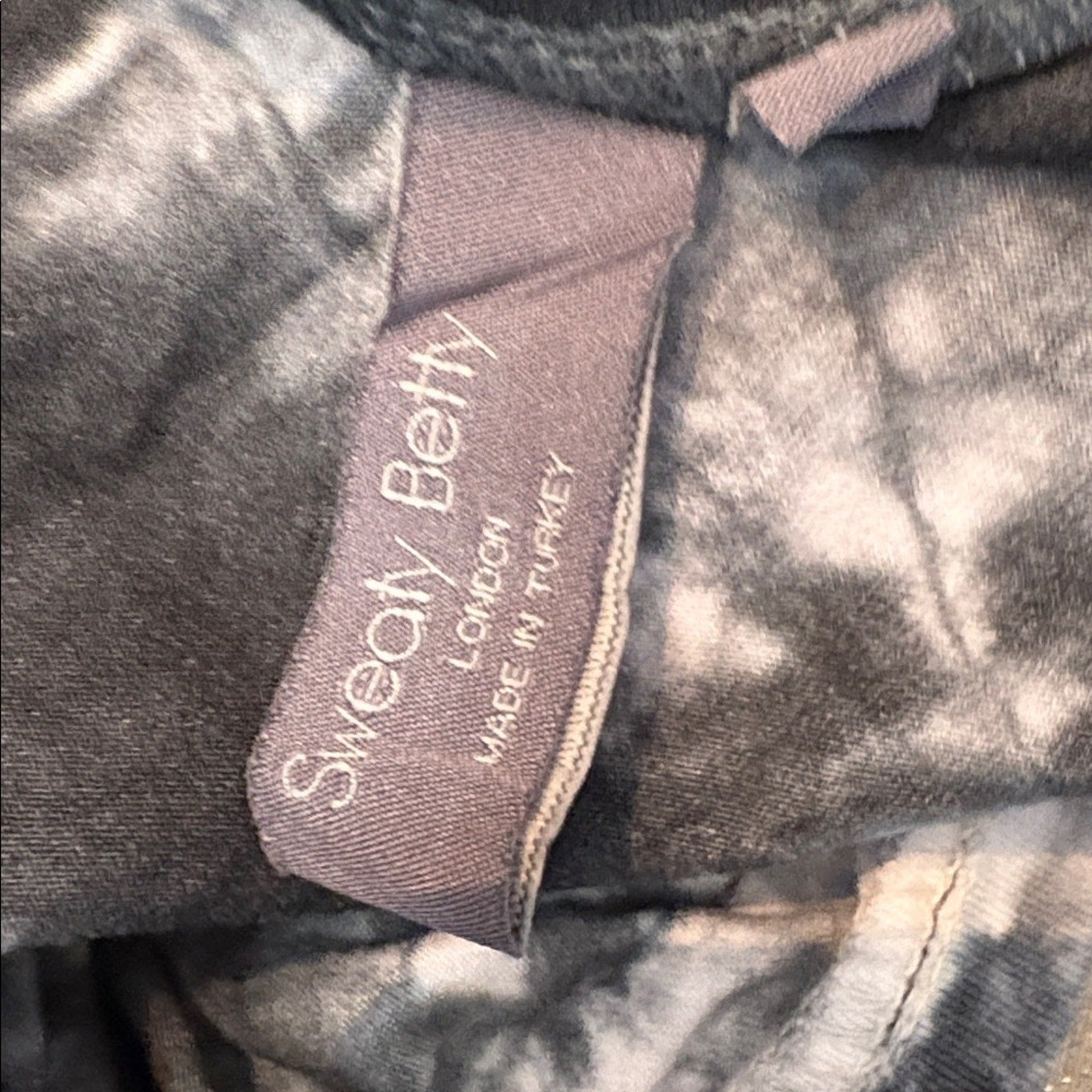 NWT Sweaty Betty Take It Easy Tie Dye Dress Sleeveless V Neck Pockets - size L