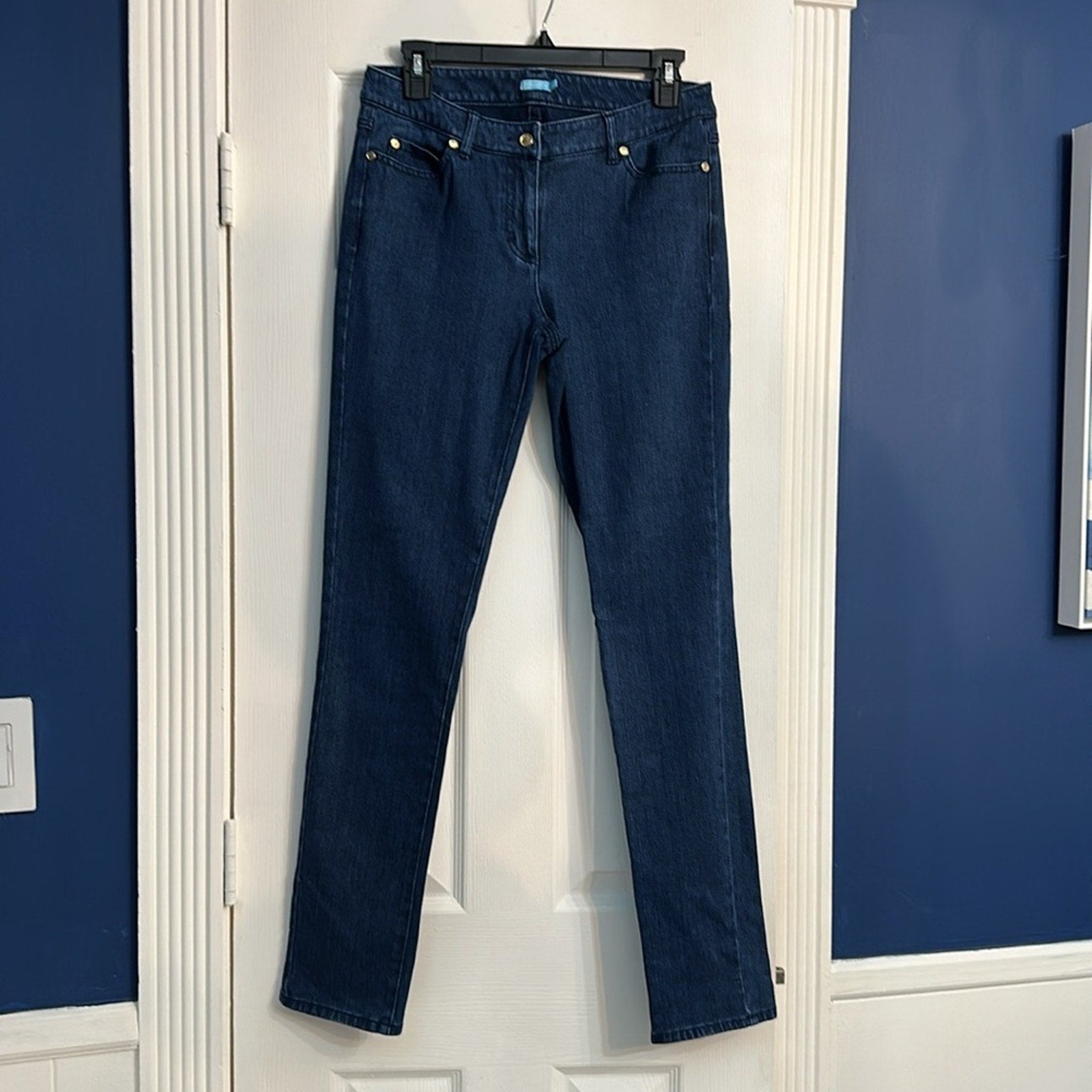 J. McLaughlin Lexi Jeans Stretch Slim Fit Mid Rise - size 6