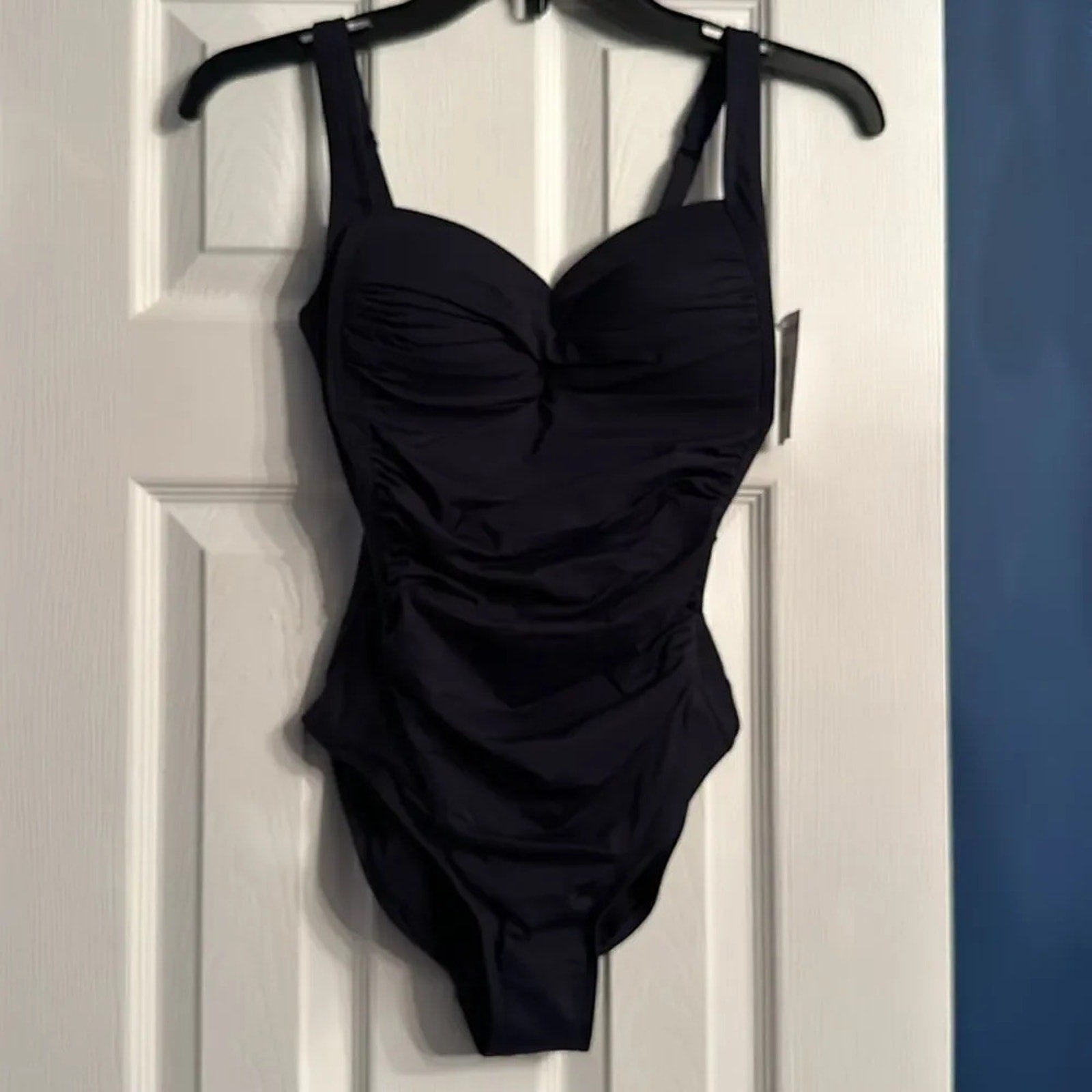 NEW Sea Level Essentials Twist Front A-DD Cup One Piece Swimsuit - Night Sky - 4