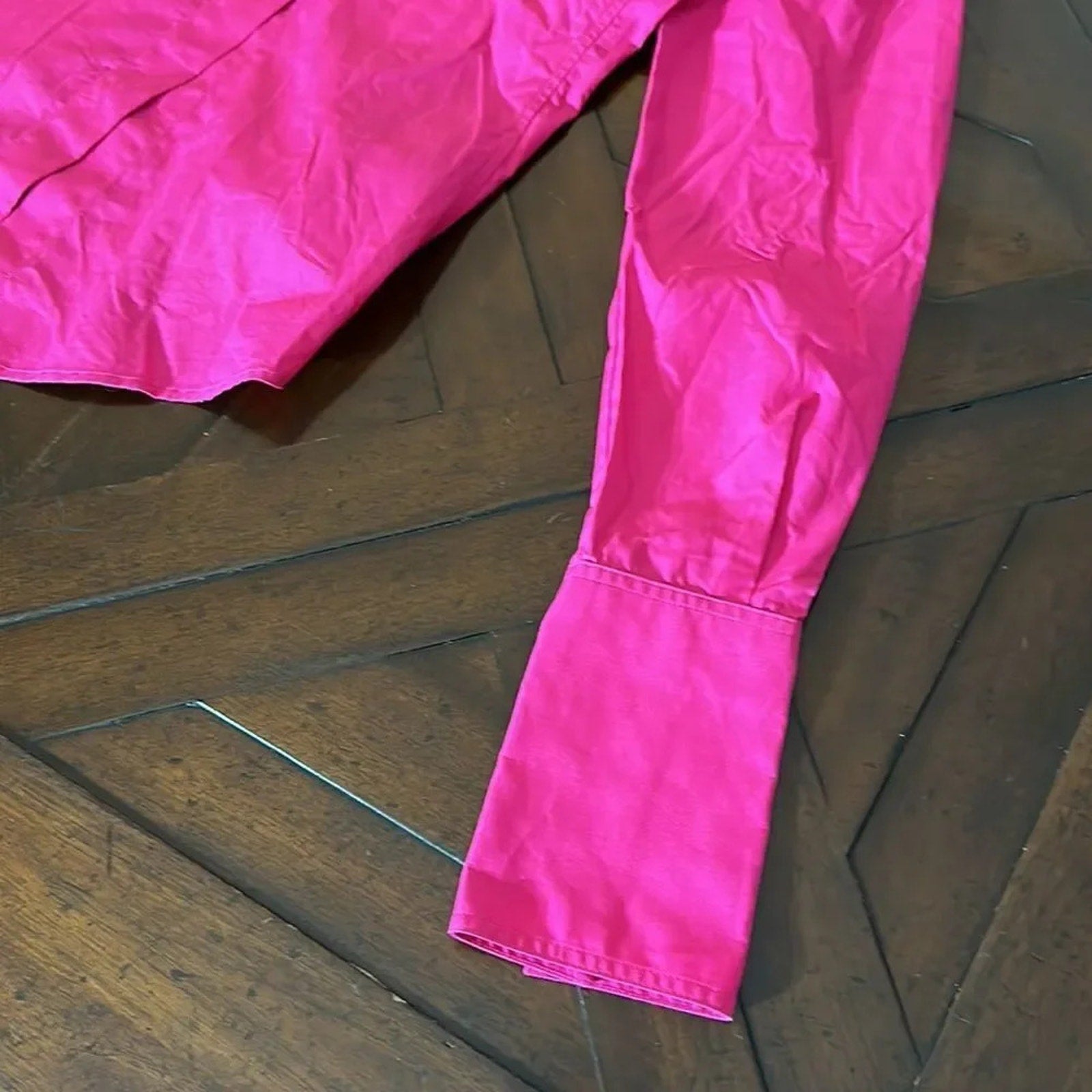 NEW THE ATTICO Women's Pink Lily Shirt - size 36 (US 0)