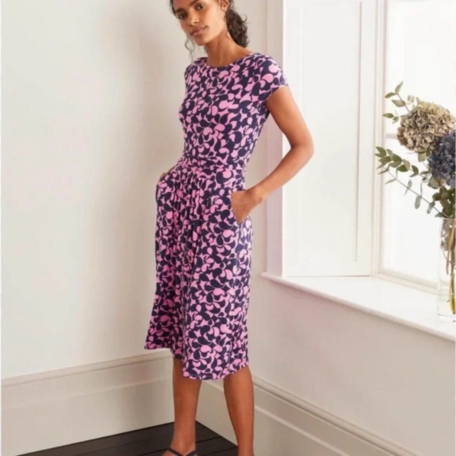 Boden Elisa Empire Dress - size 4R