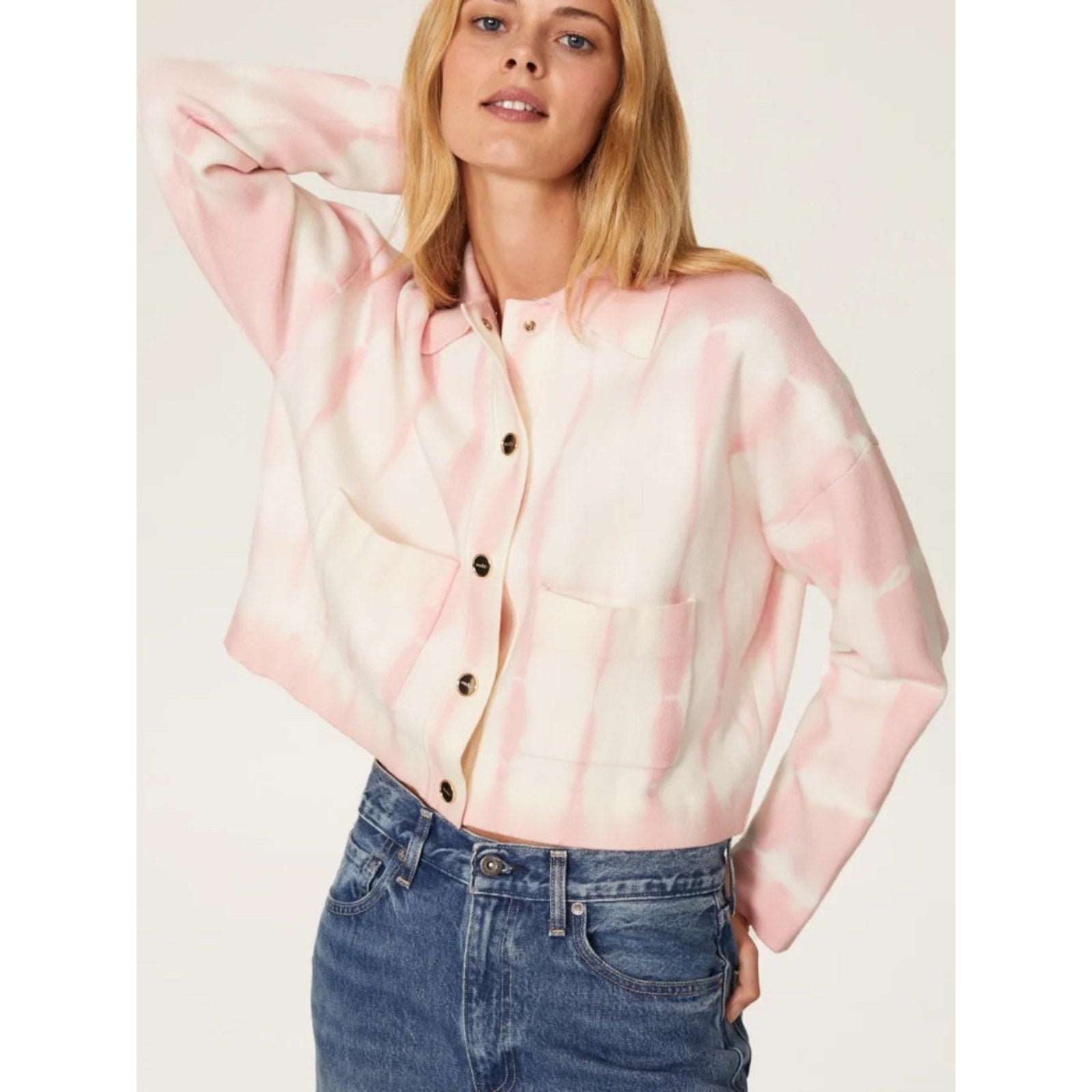 Sandro Emmery Tie Dye Cardigan - size 2 (US size 6)