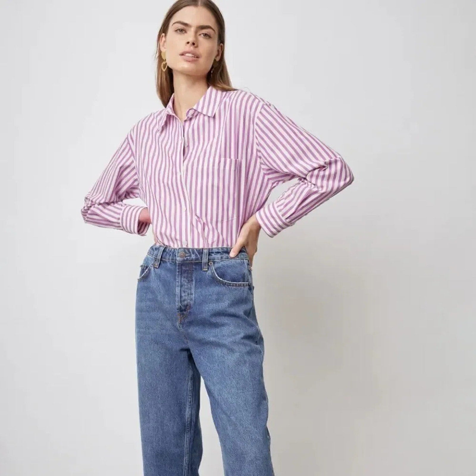 NWOT Rails Arlo Shirt Cali Stripe - size M