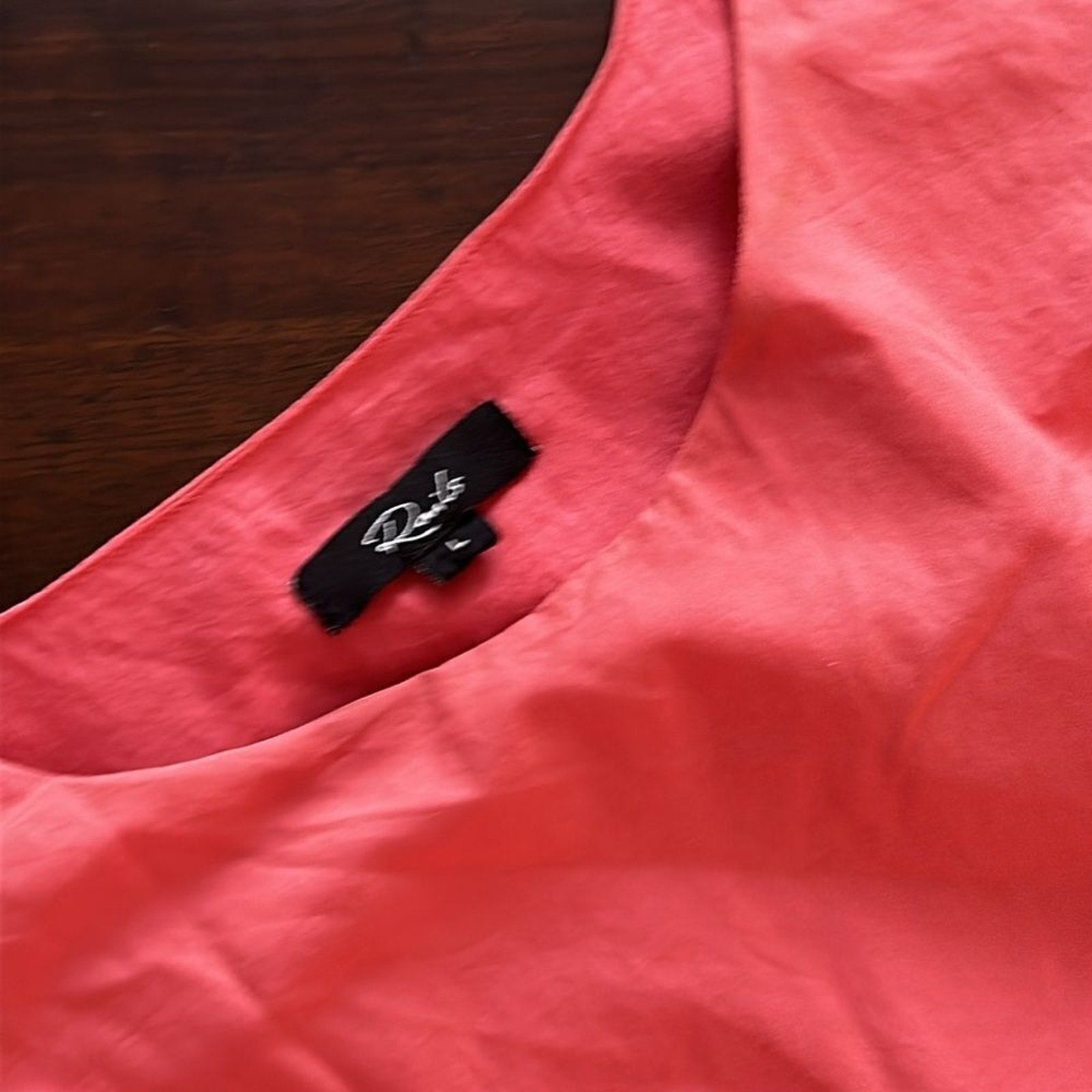 NEW RAILS - Yvette - Cotton Midi Dress - Coral - size Large