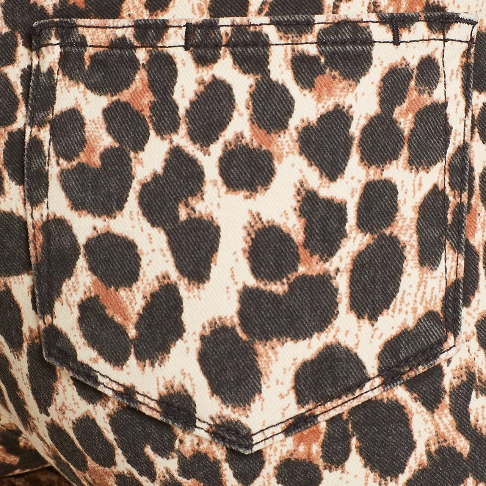 PAIGE Verdugo Ankle Skinny Jeans in Sahara Leopard - size 29