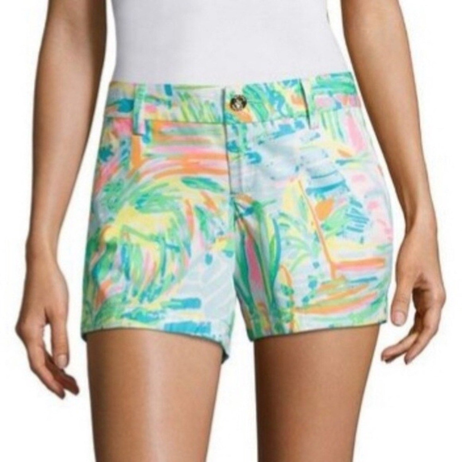 Lilly Pulitzer Callahan shorts in multi sea salt & sun - size 6