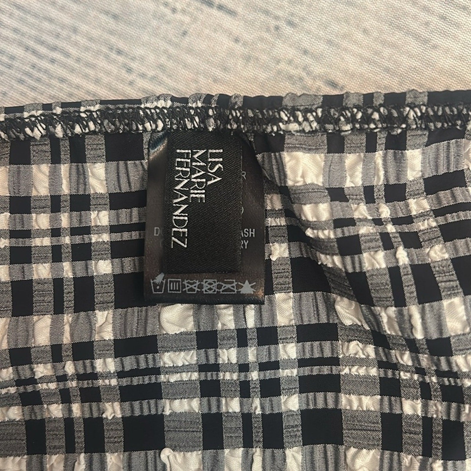 NEW Lisa Marie Fernandez -  checked bikini bottoms - size 3 (M)