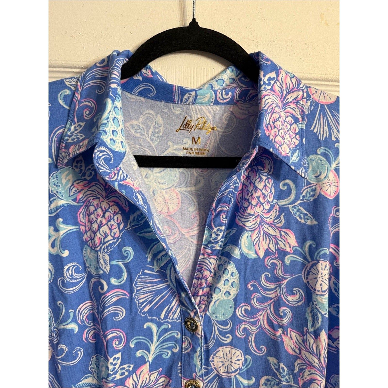Lilly Pulitzer Bingley Dress in Blue Citrus Crush - M 🌟