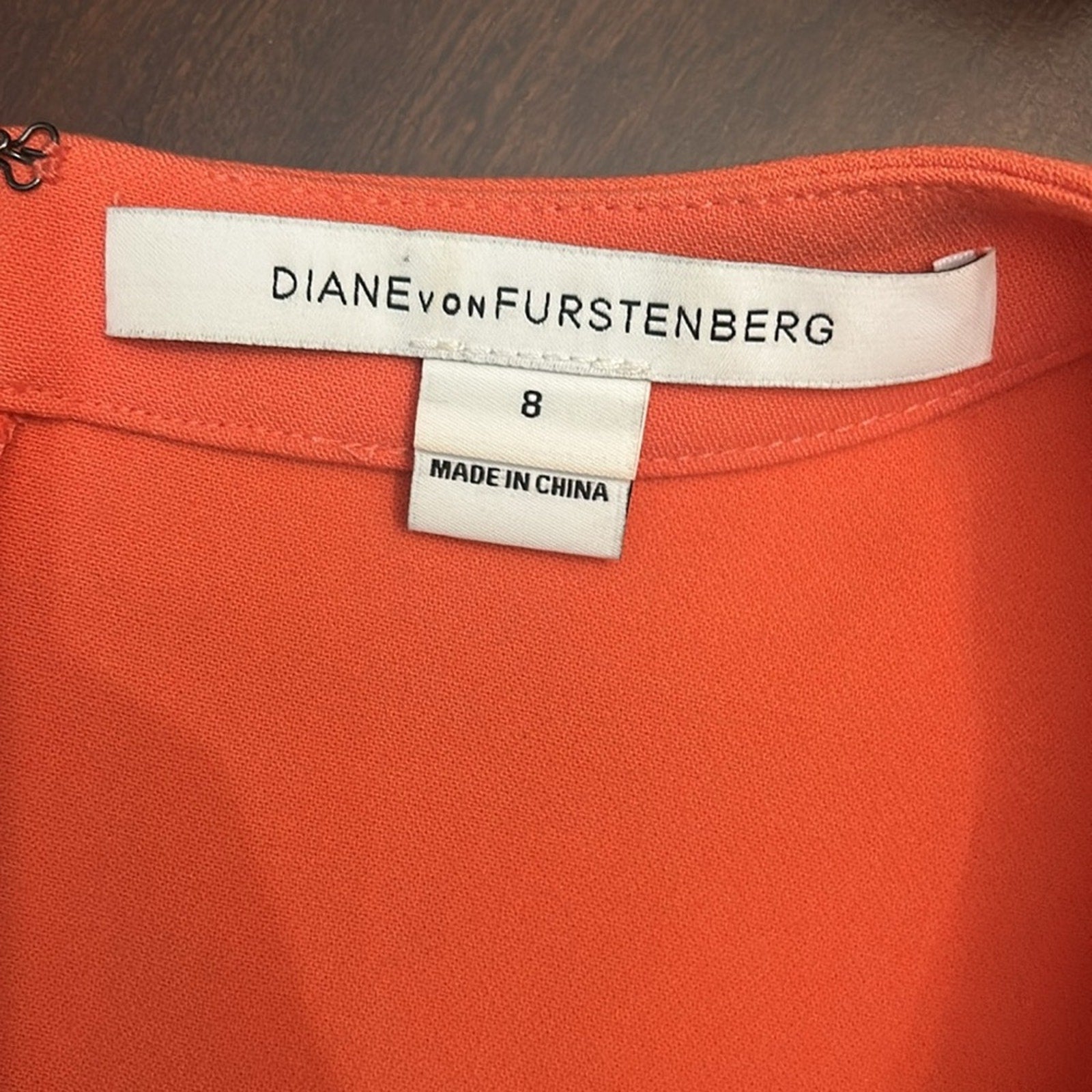 Diane Von Furstenberg Fleur Piqué Mini Dress - size 8