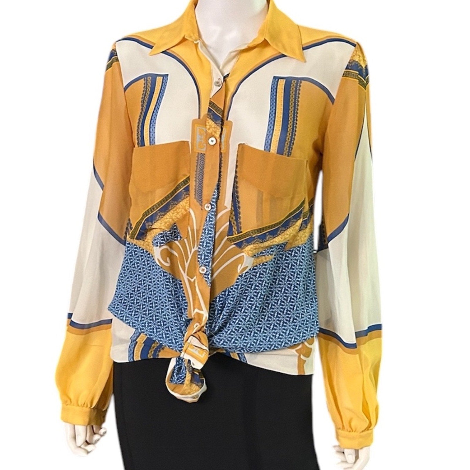Farm Rio vintage oversized shirt - size M