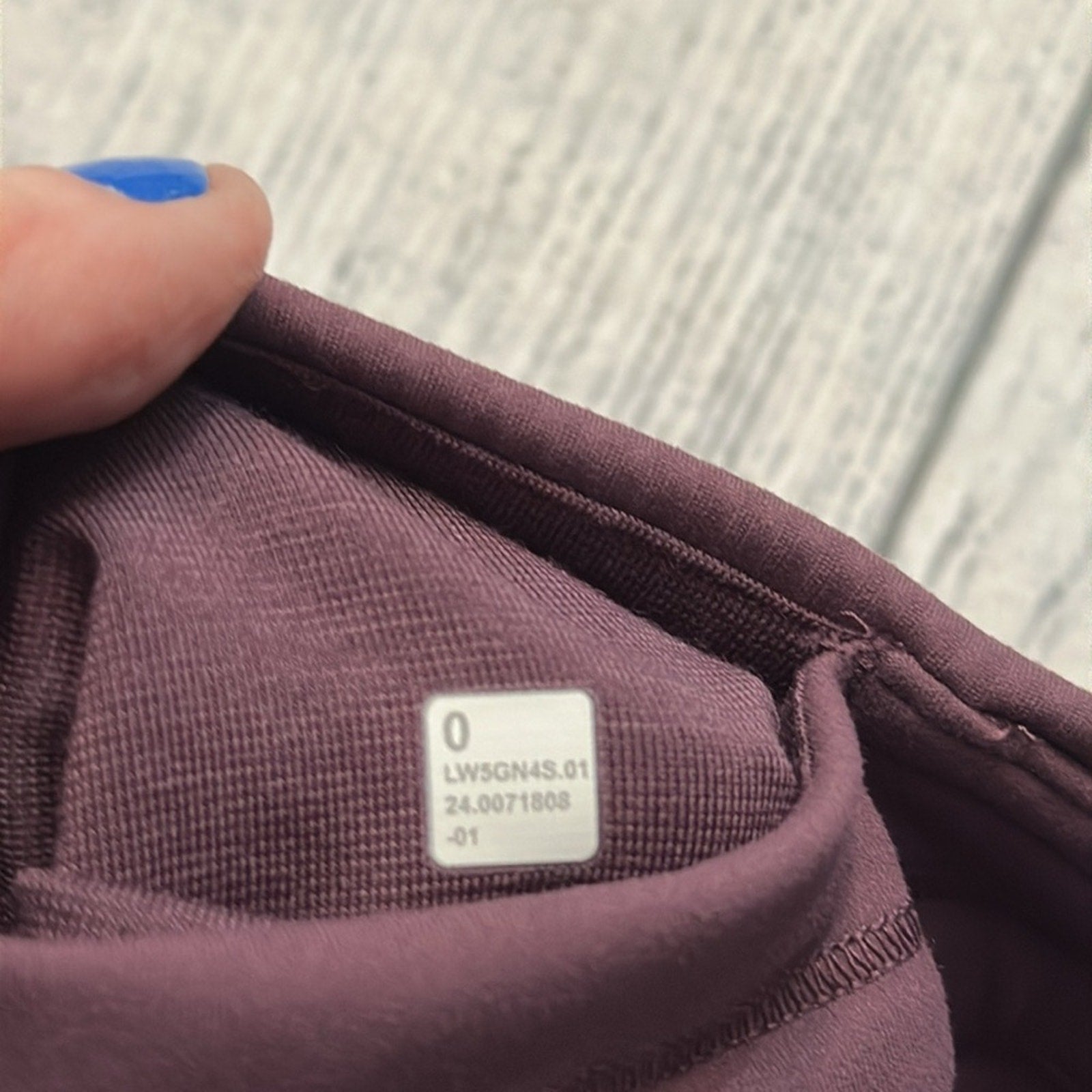 Lululemon Ribbed Dramatic Magenta Leggings - 0