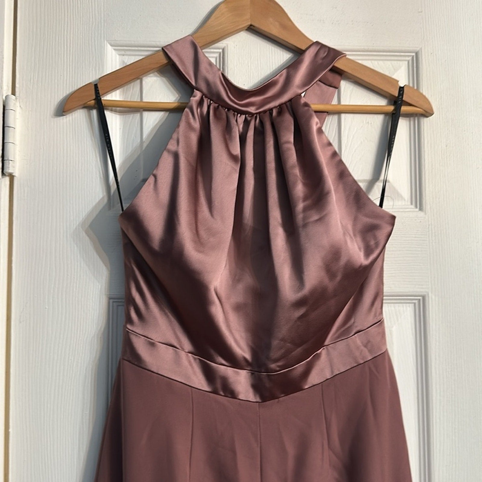 NWT After Six Sienna High-neck Open-back Jumpsuit Size 4 $252