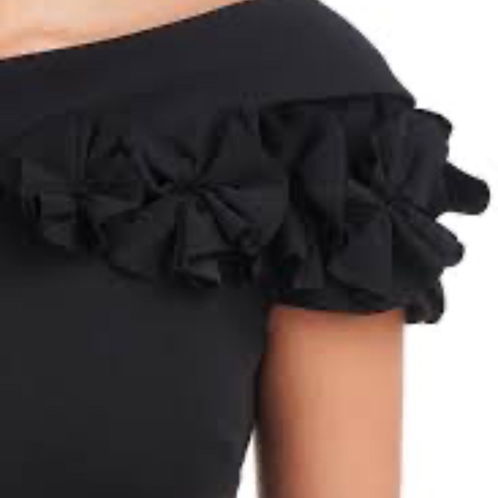 JS Collections Black Lilith One-Shoulder Wide Leg Jumpsuit - Size 8 $248