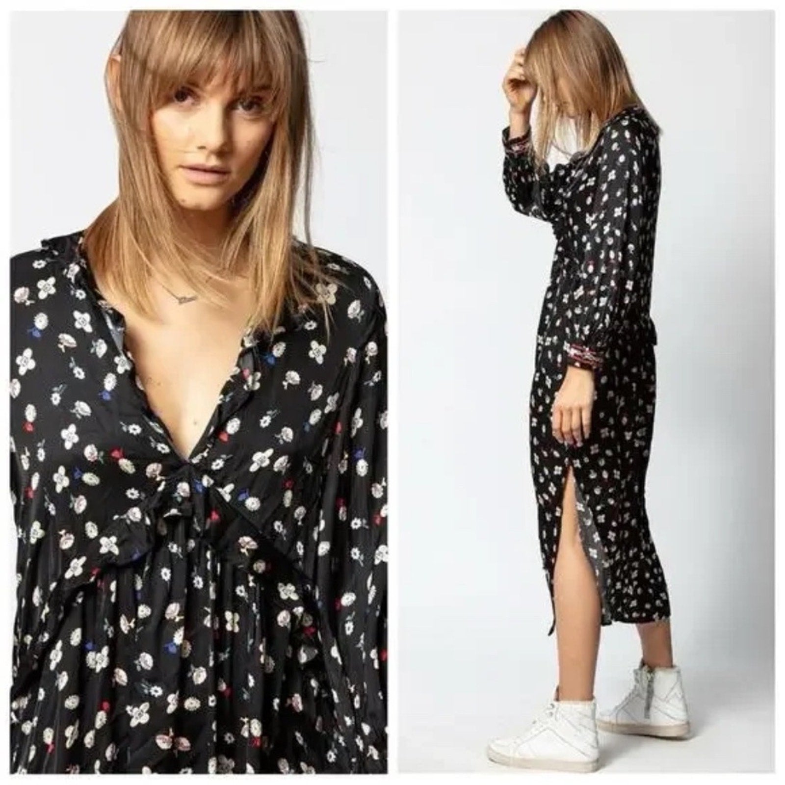 Zadig and Voltaire Reacty Flower vintage dress - size small