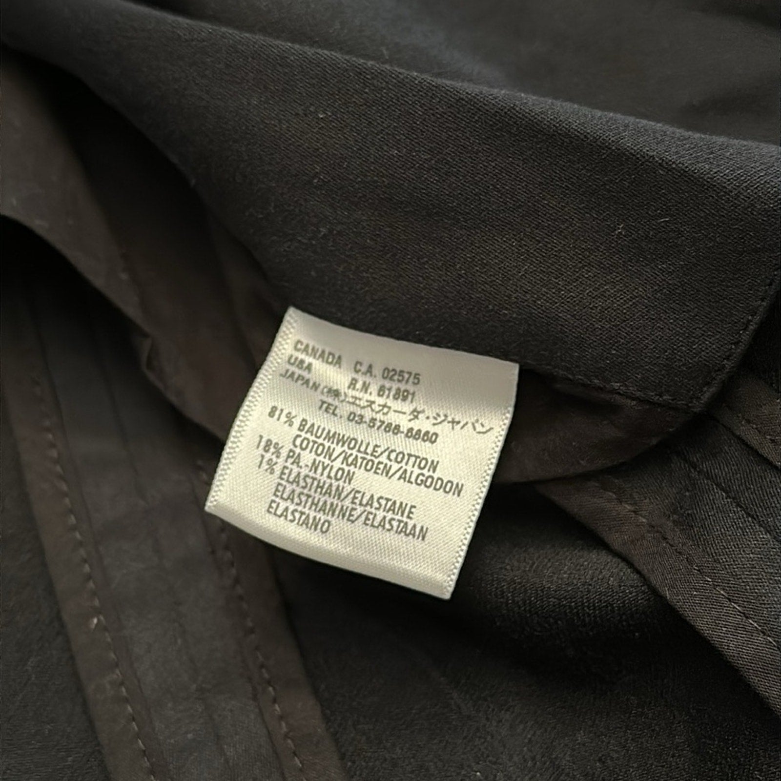 Escada black cotton blazer - size 44