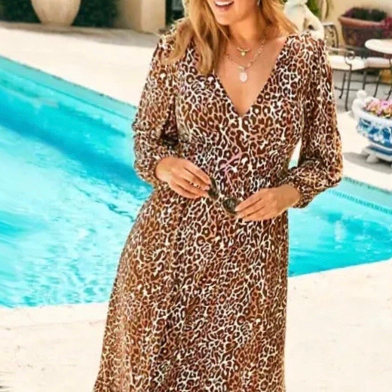 Lilly Pulitzer Ivette 3/4 Sleeve Maxi Dress in Chocolate My Favorite Spot - sz 8
