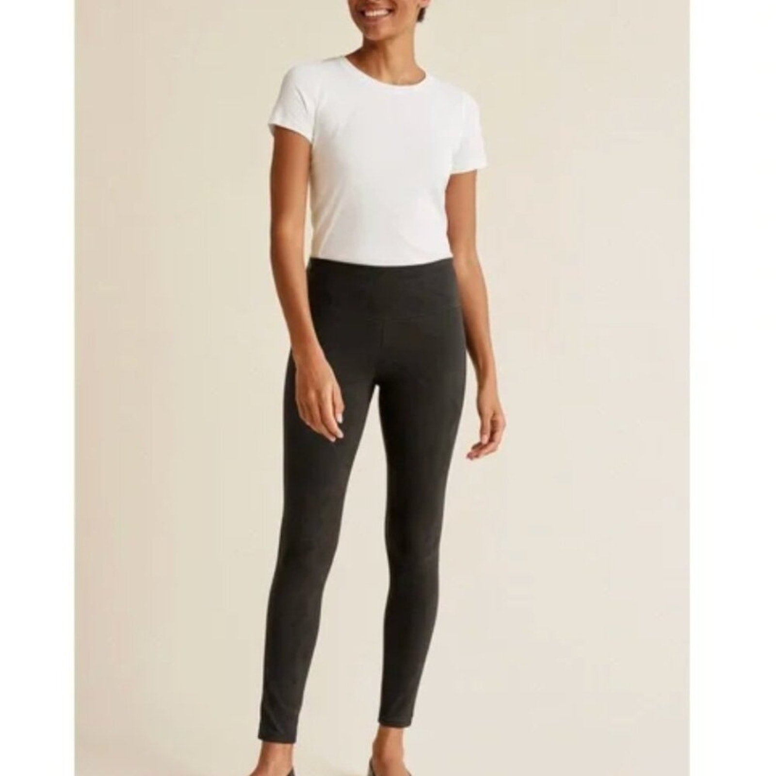 J McLaughlin Lori Micro Suede Leggings - M