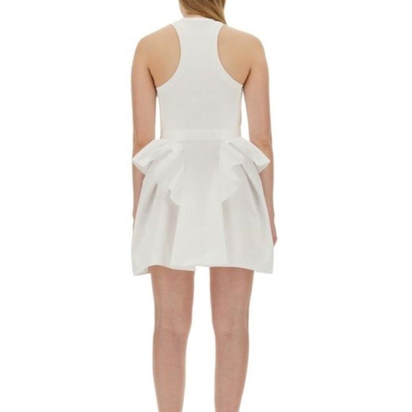 NEW Alexander McQueen White Hybrid Mini Dress - size 34 IT (xs)