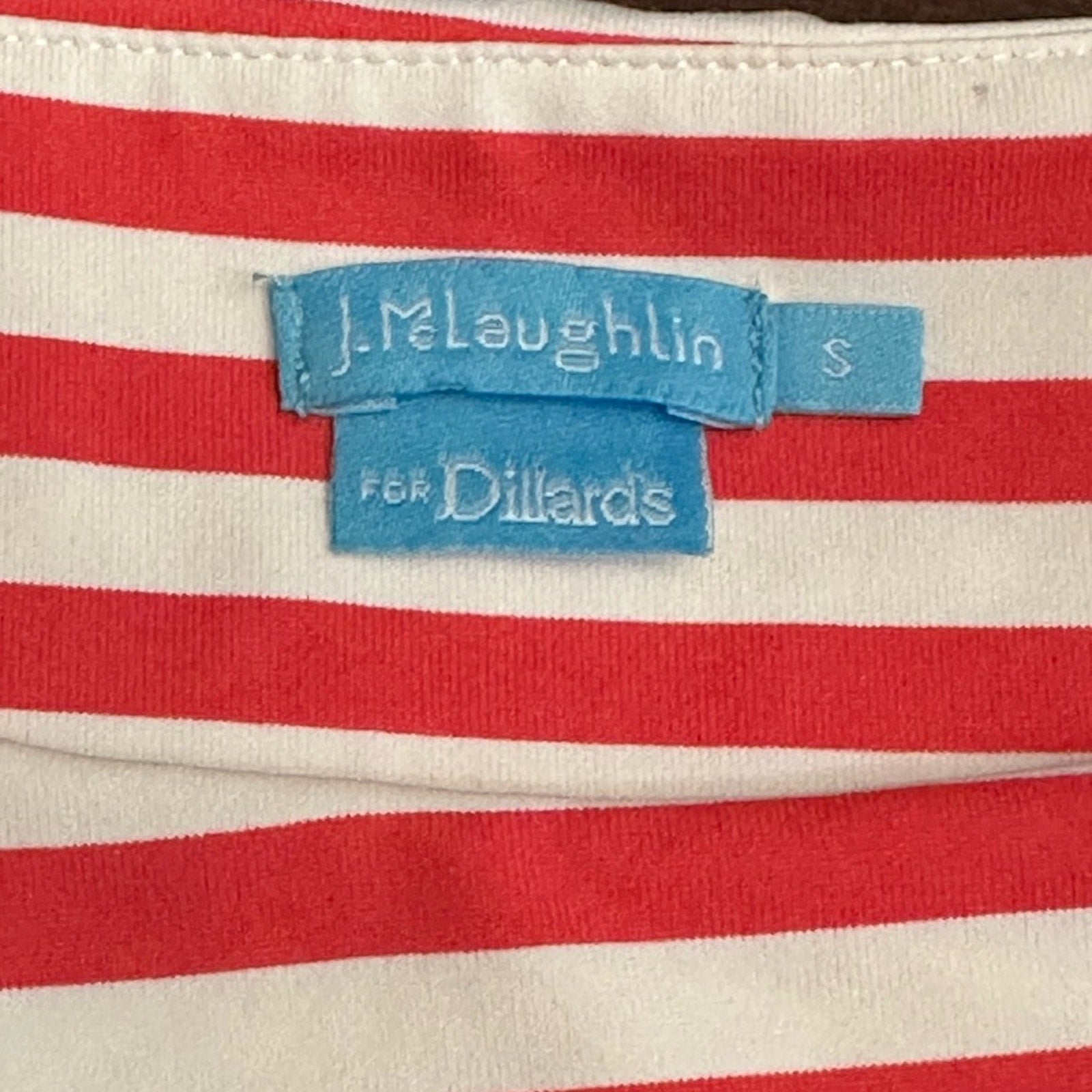 J. Mc. Laughlin striped top - size small