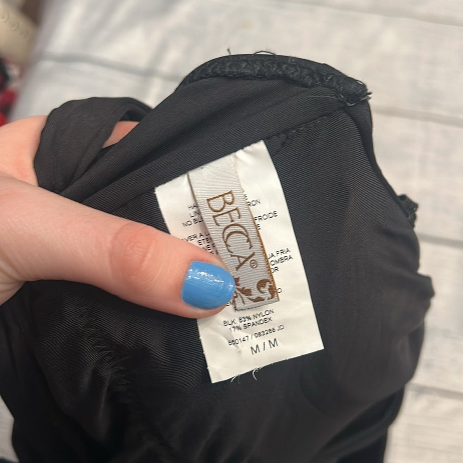 NEW Becca Twist Front One Piece - size M