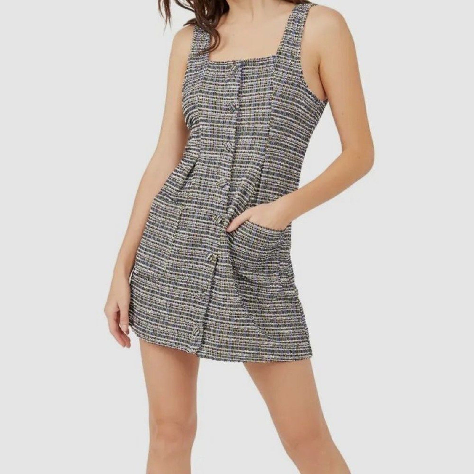 NWOT Free People Maxx Mini Shirt Dress - size L