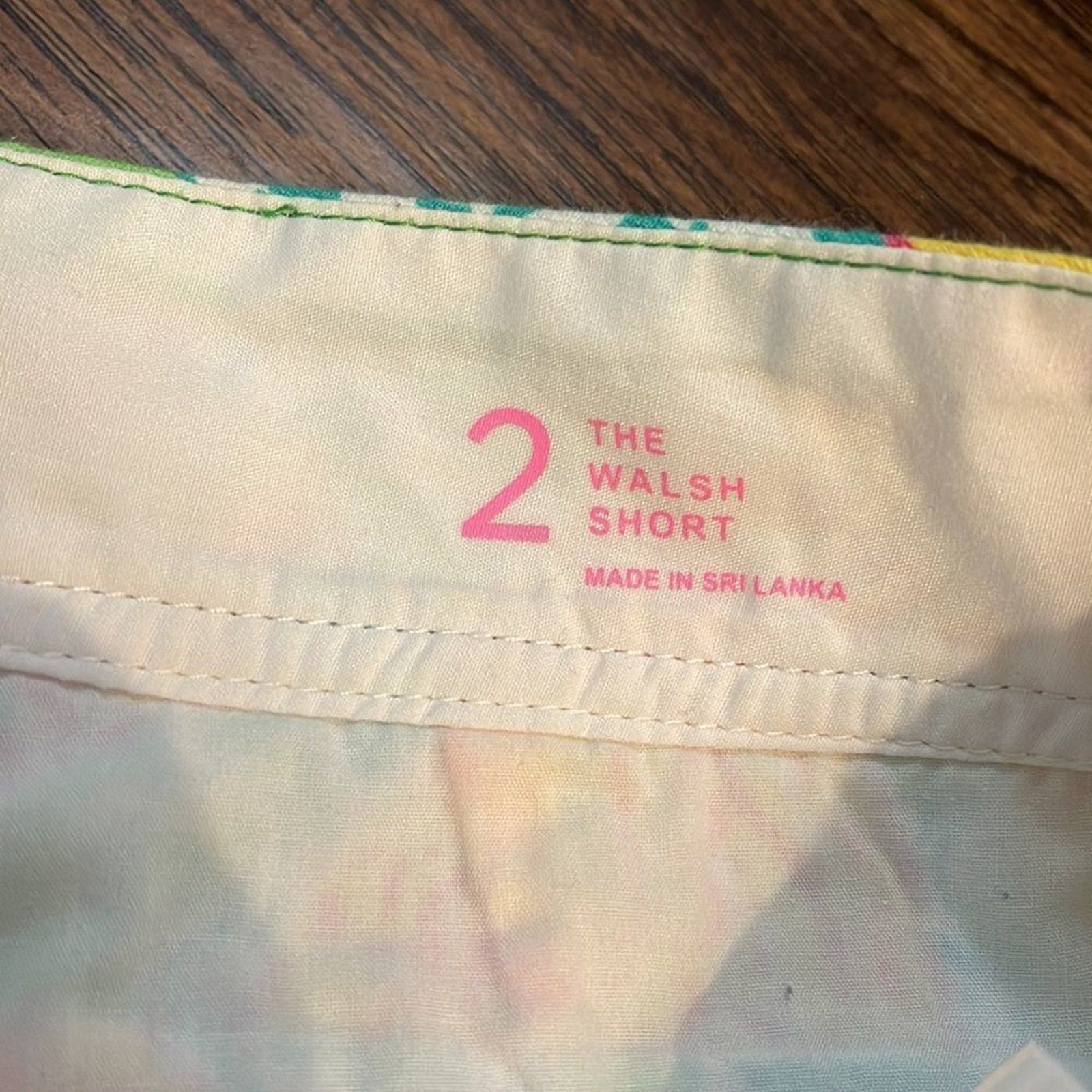 Lilly Pulitzer Walsh Pop Goes The Lemur Yellow Turquoise Paisley Shorts Size 2