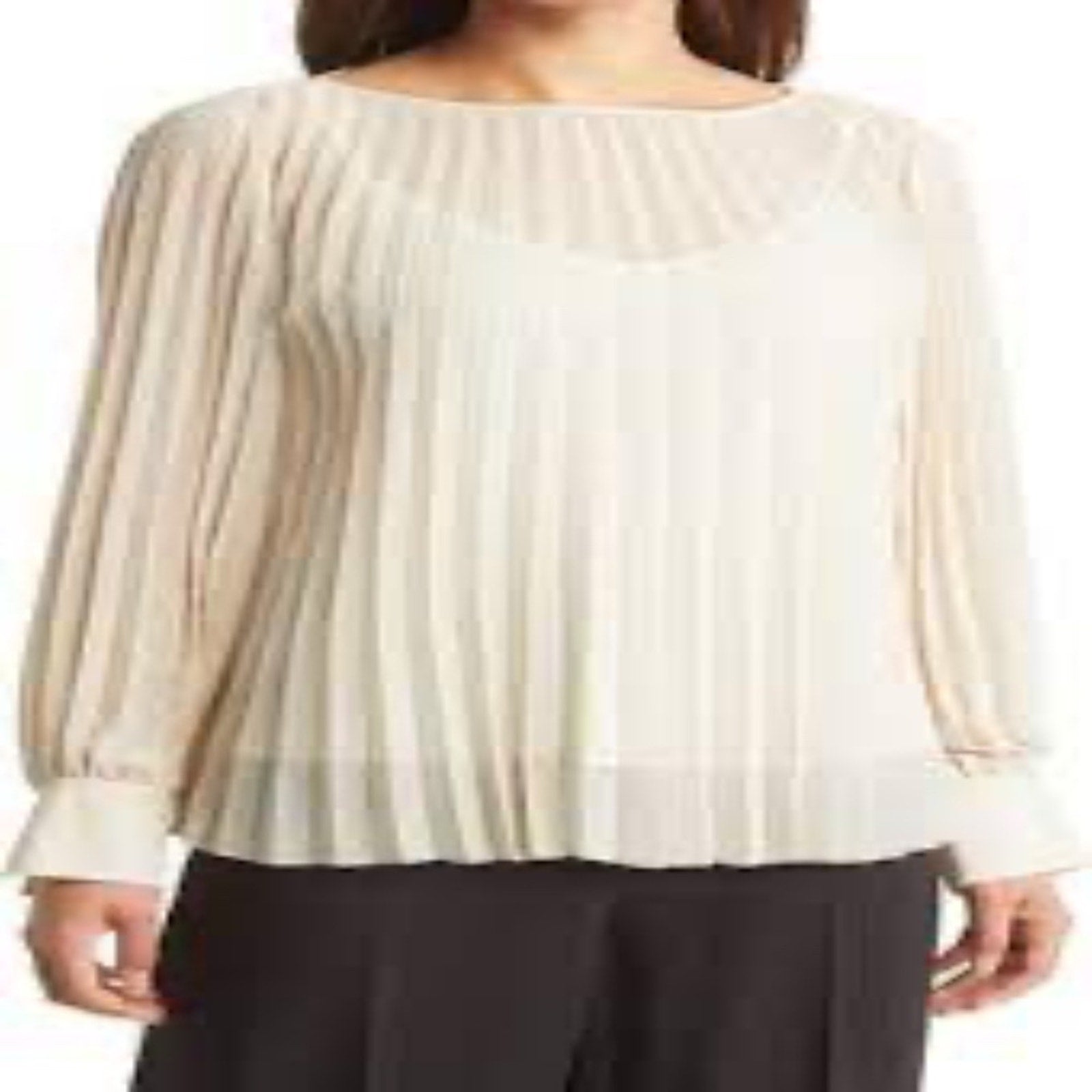 NWT BOSS Ipuna Pleated Blouse - size 10