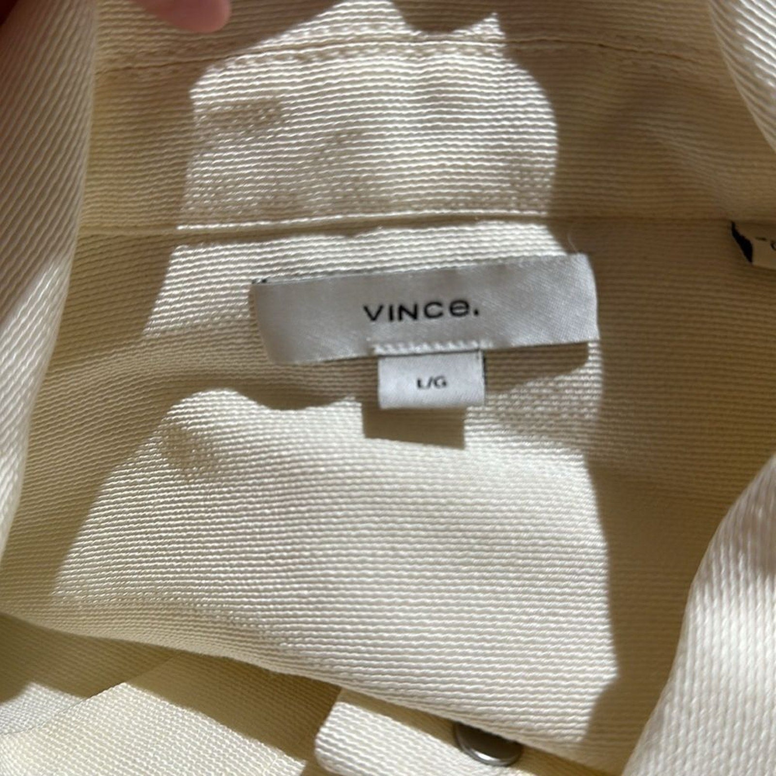 NEW Vince Textured Shirt Jacket - size Large