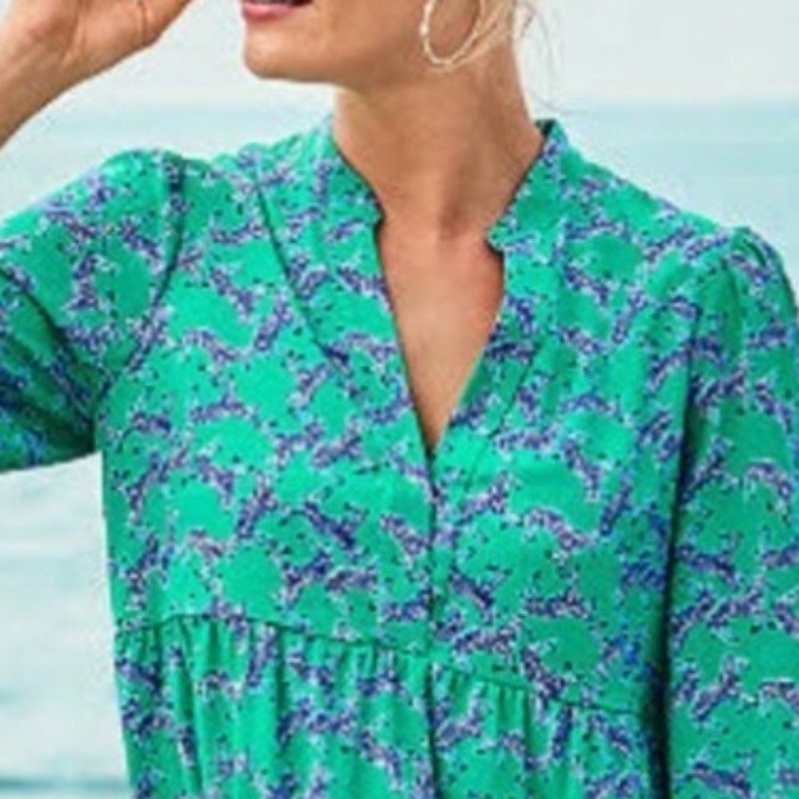 Lilly Pulitzer Winona Stretch Dress Green Heebee Zeebees Zebra - size XS