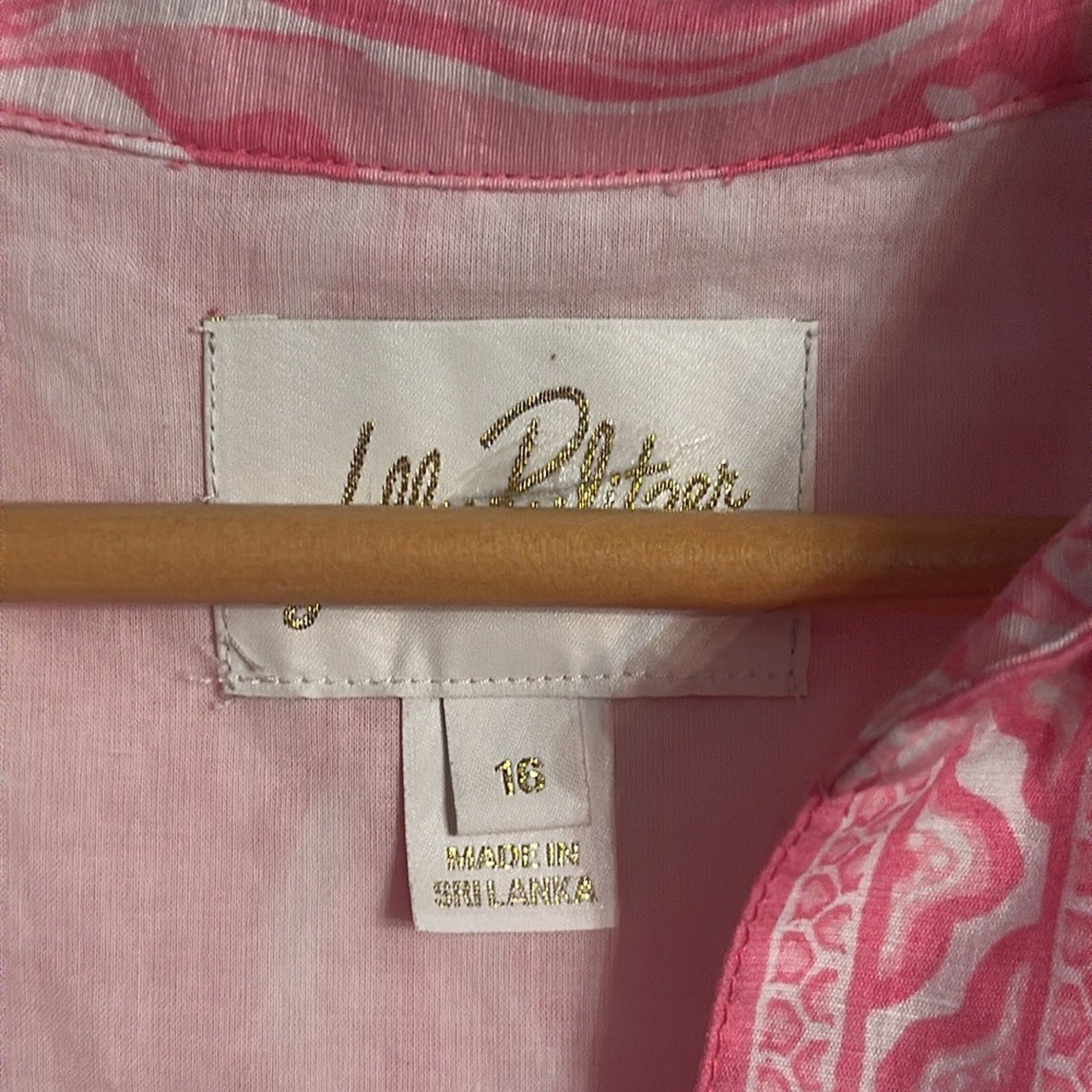 NEW Lilly Pulitzer Daphnie Tunic Dress in Rousseau Pink Tulip to Tango Engineer - size 16