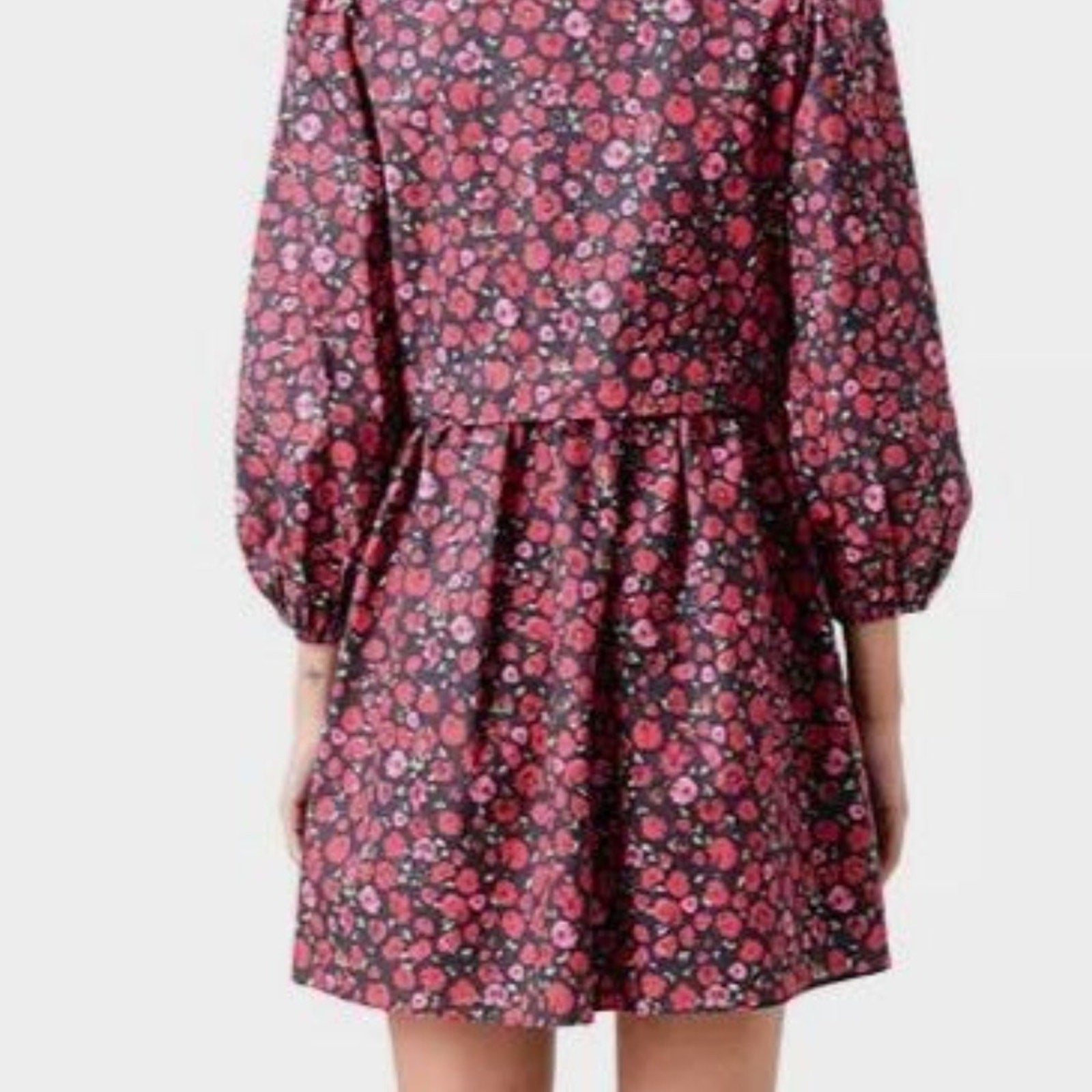 ENGLISH FACTORY FLORAL SHIRT MINI DRESS - size XS