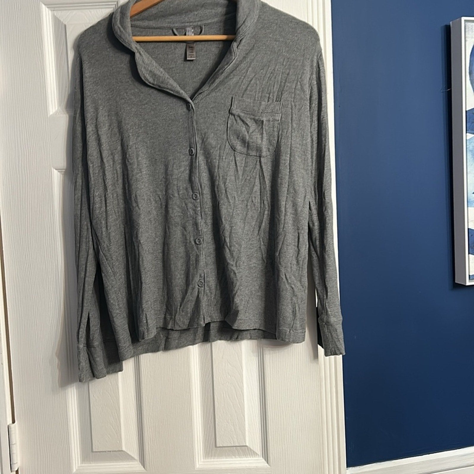 Skims Soft Lounge Rib PJ TOP - size M