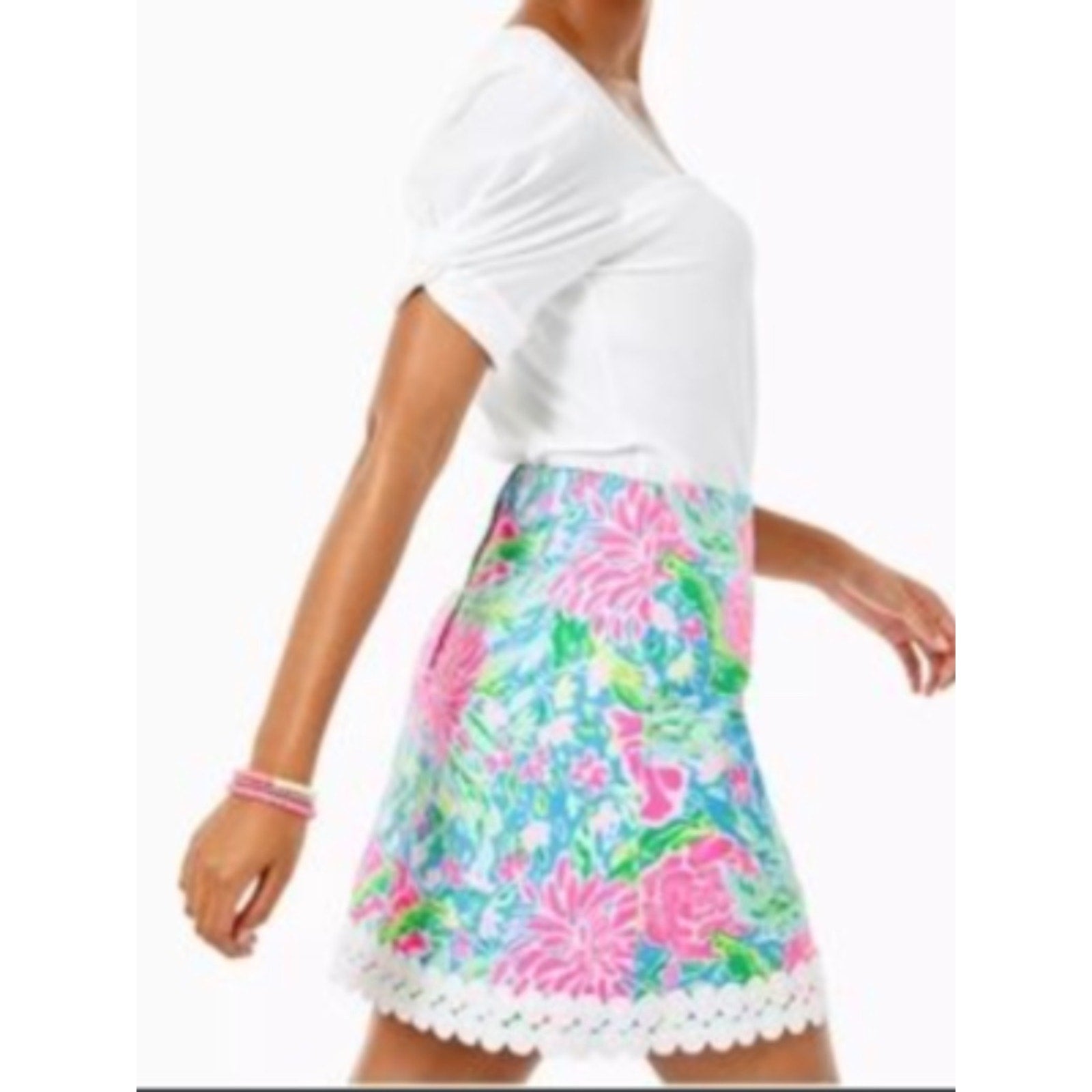 Lilly Pulitzer Izzy Skirt Zanzibar Blue Bunny Business - size 6 - NWT